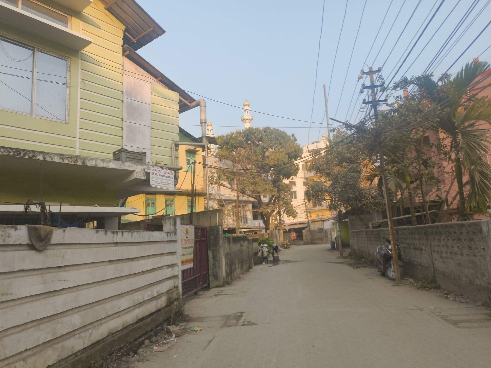 Street view near concord apartment, Guwahati