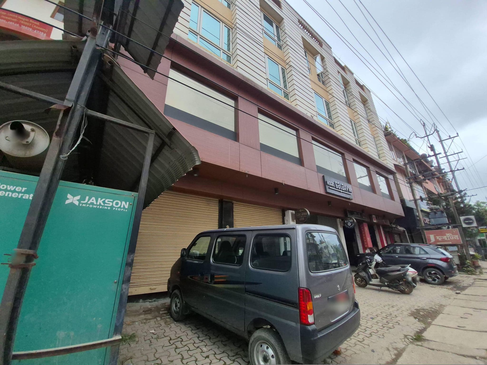 Street view near HOTEL GALAXY INN, Guwahati