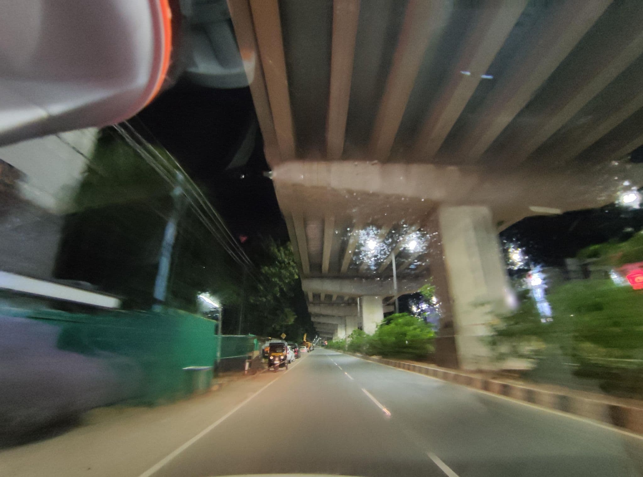 Street view near Ganga Lodge, Thiruvananthapuram