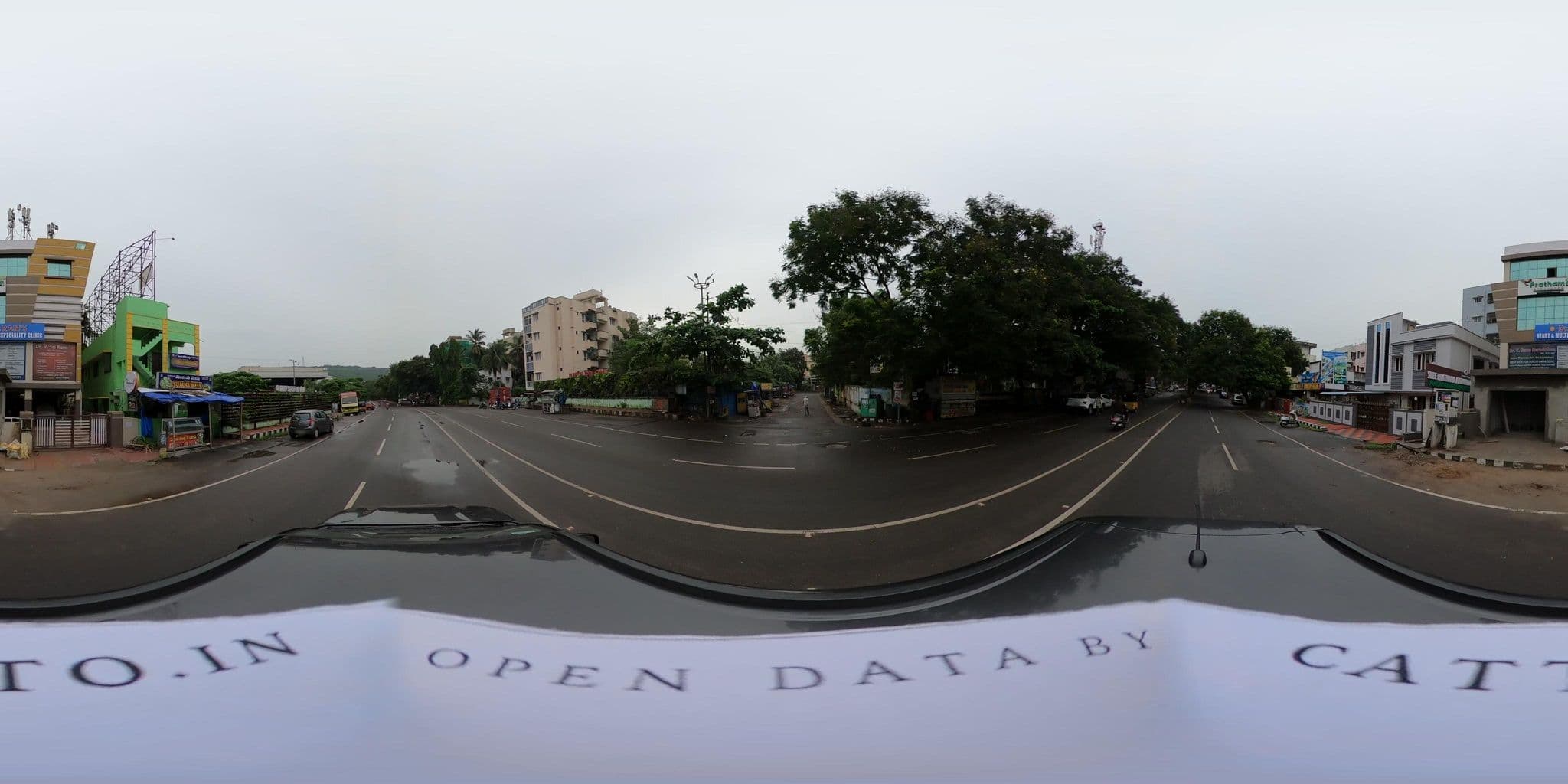 Street view near Sujana Ladies Hostel, Rasapūdipalem — © Catto (CC BY-SA · Mapillary)