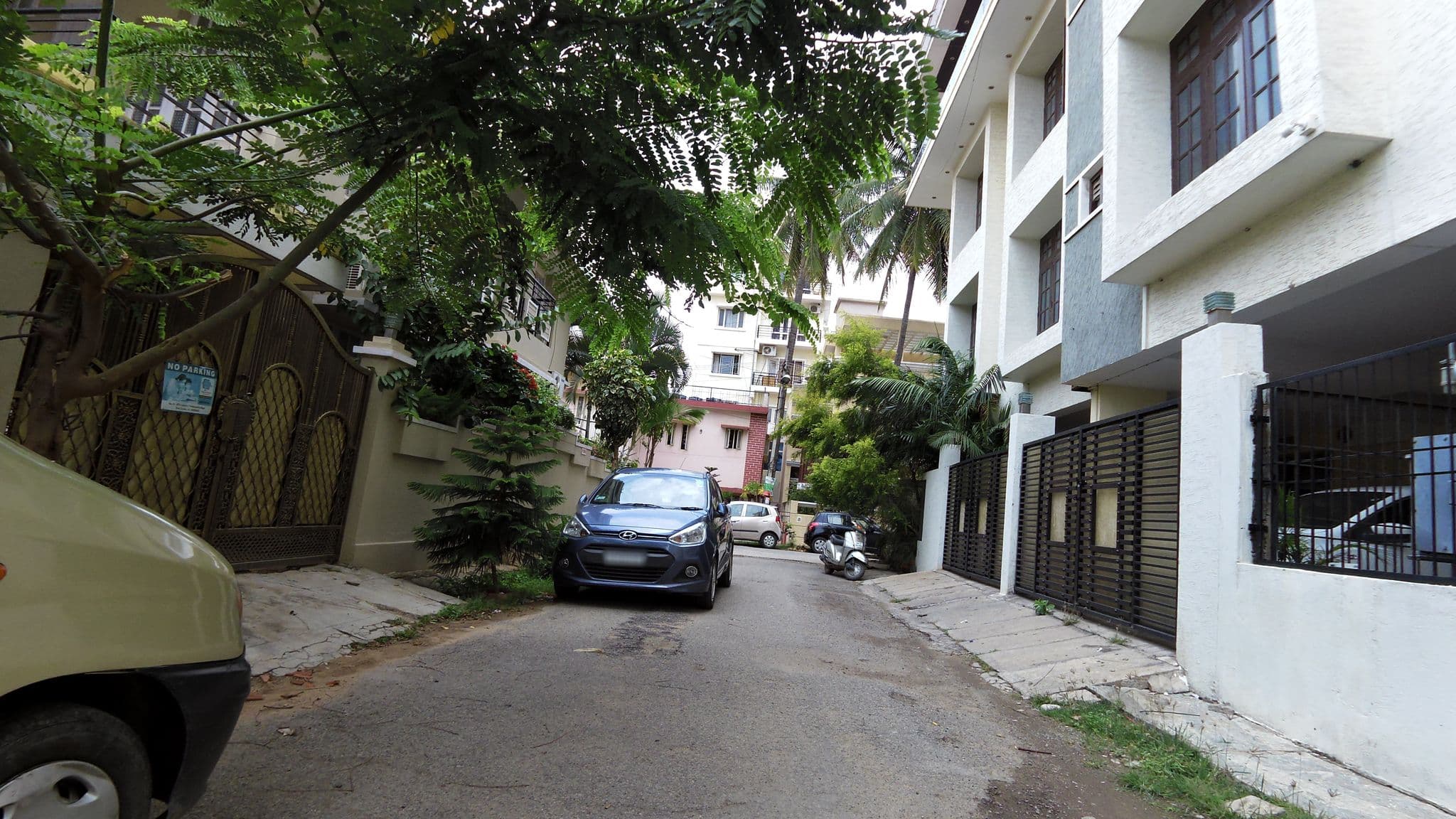 Street view near Annapurna PG, Bengaluru