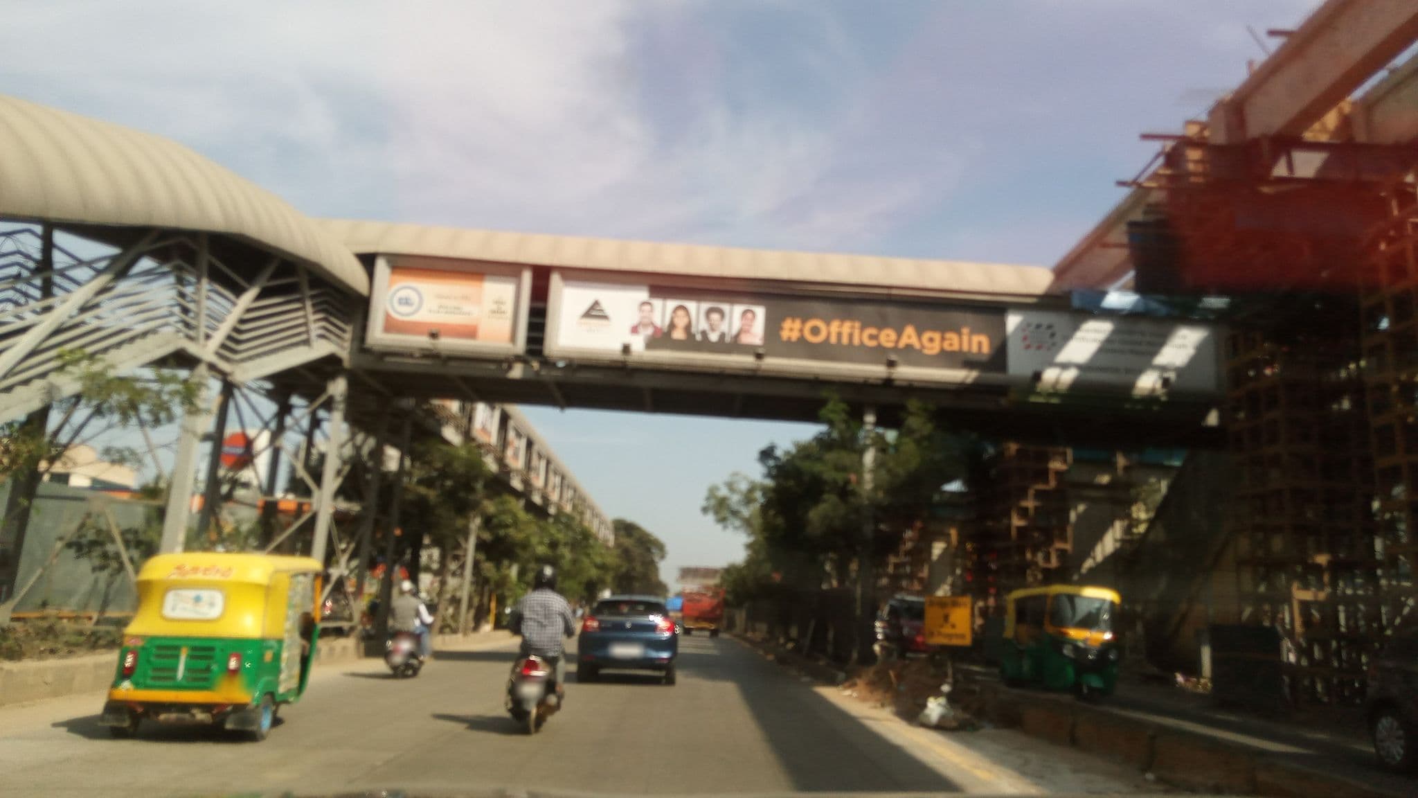 Street view near Grand Continent, Yelahanka — © pradeepbv (CC BY-SA · Mapillary)
