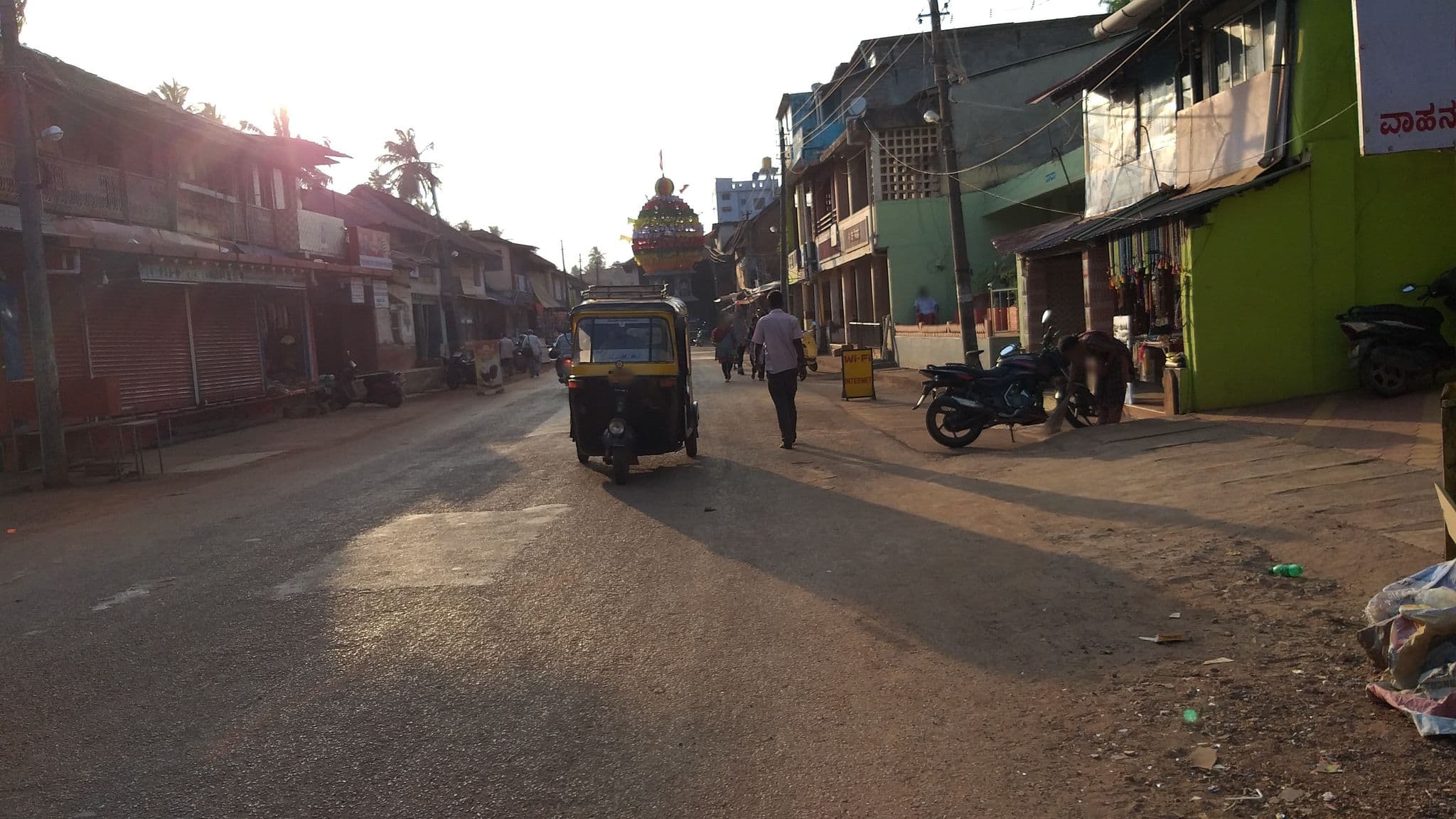 Street view near Sadashiv Subbadi's House, Gokarna