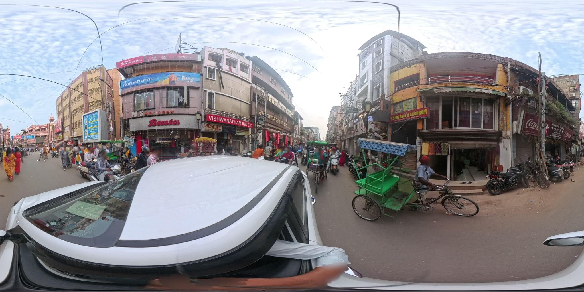 Street view near Hotel Ganges Grand - Varanasi, Varanasi