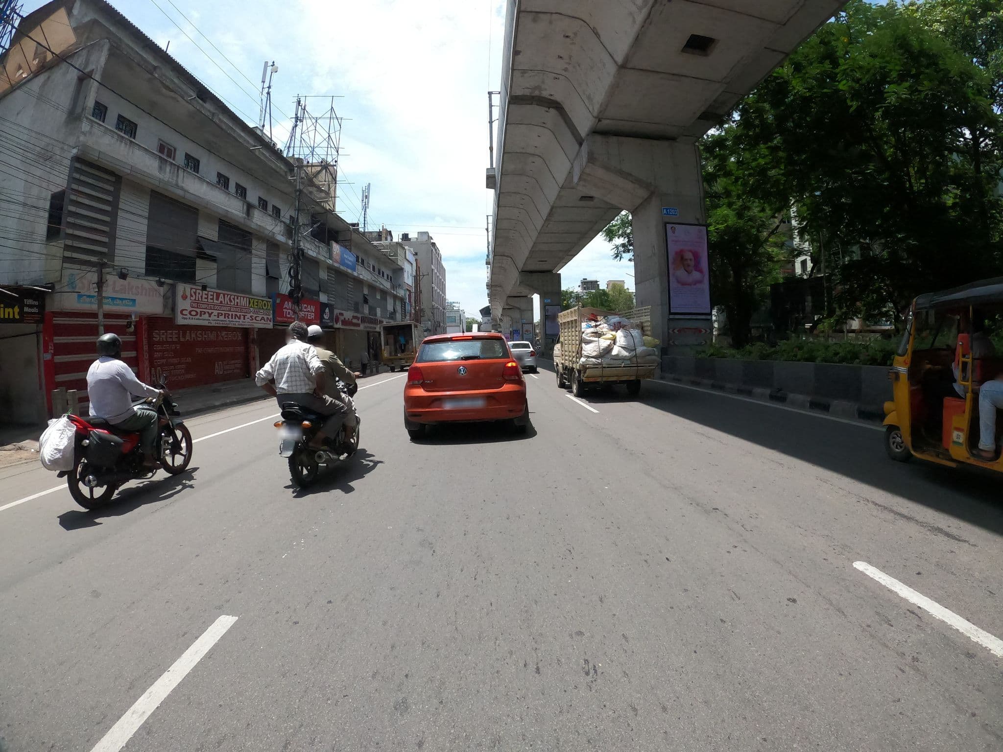 Street view near Peppermint Hotel, Hyderabad — © pra1985 (CC BY-SA · Mapillary)