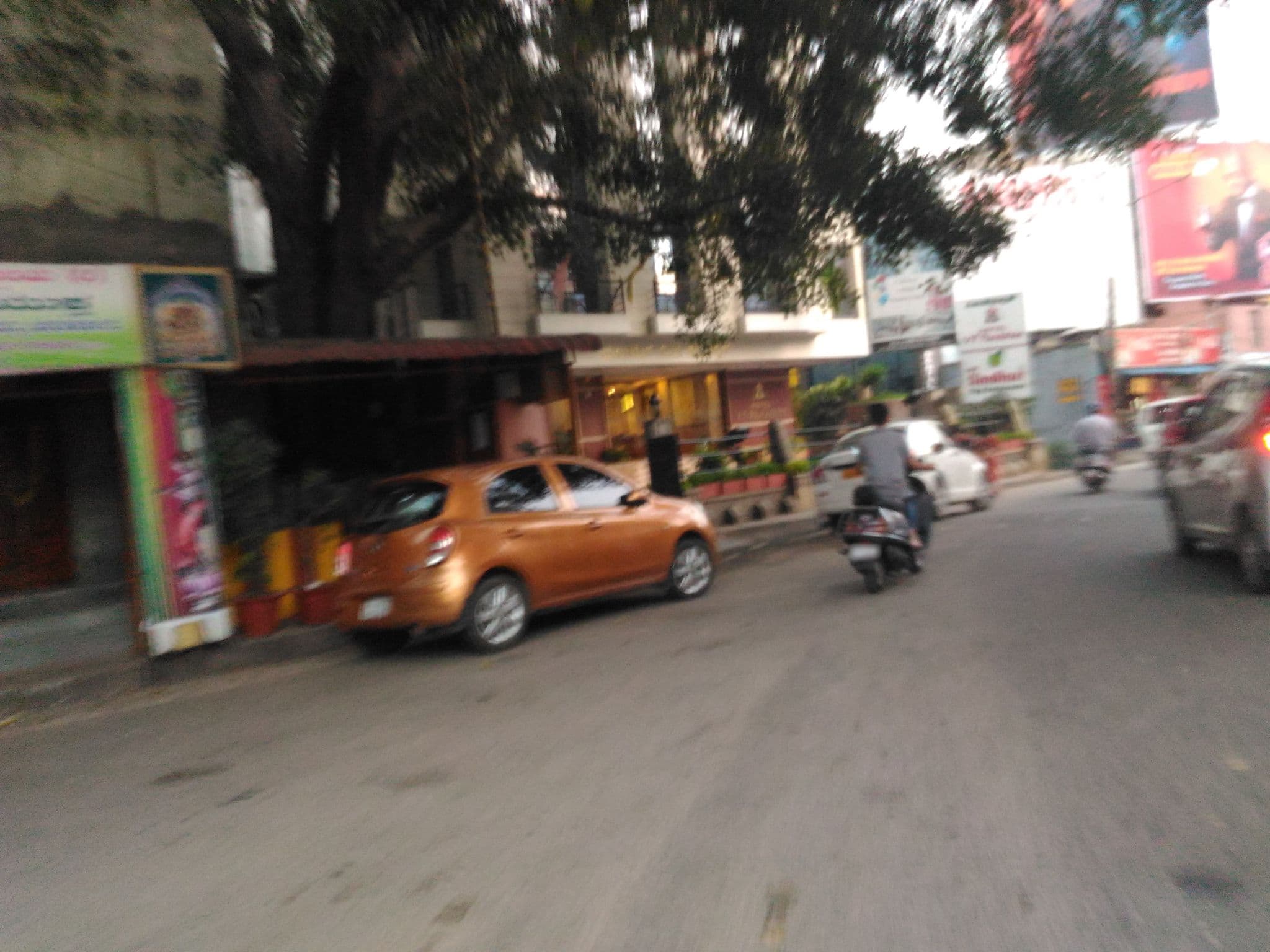 Street view near Hotel V T Paradise, Bengaluru