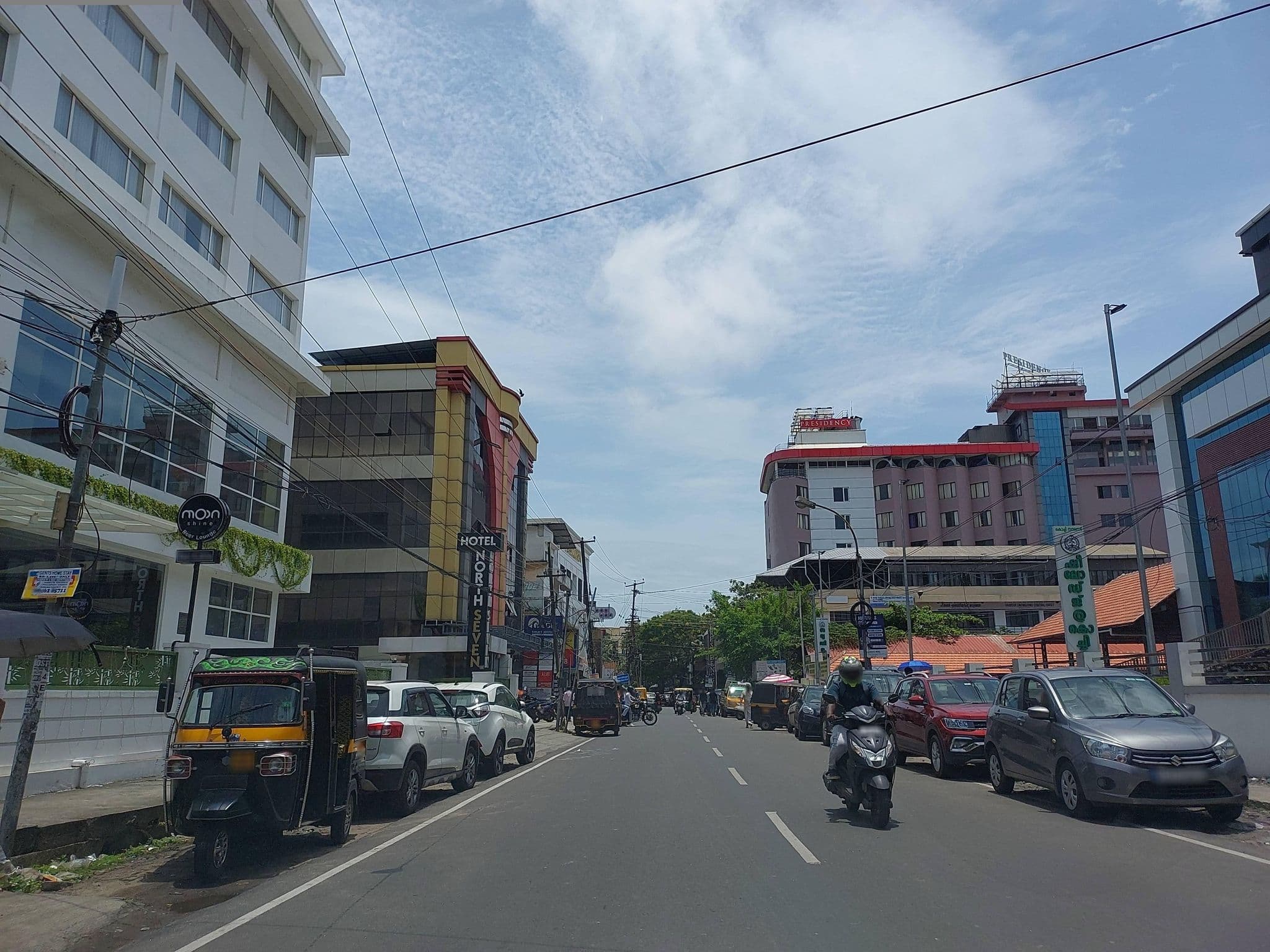 Street view near Rajadhani Residency, Kanayannur