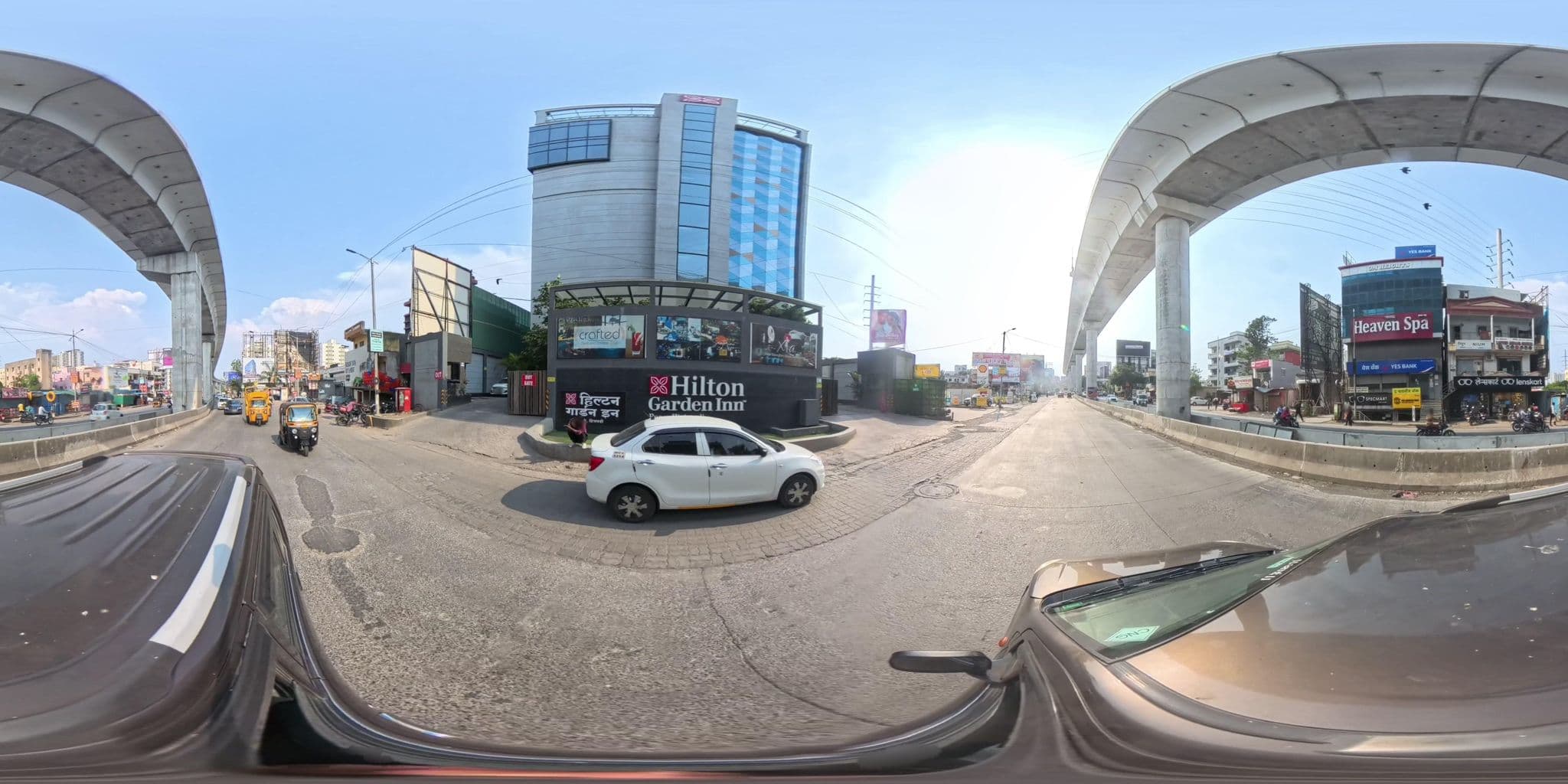 Street view near Hilton Garden Inn, Hinjawadi — © skysign (CC BY-SA · Mapillary)