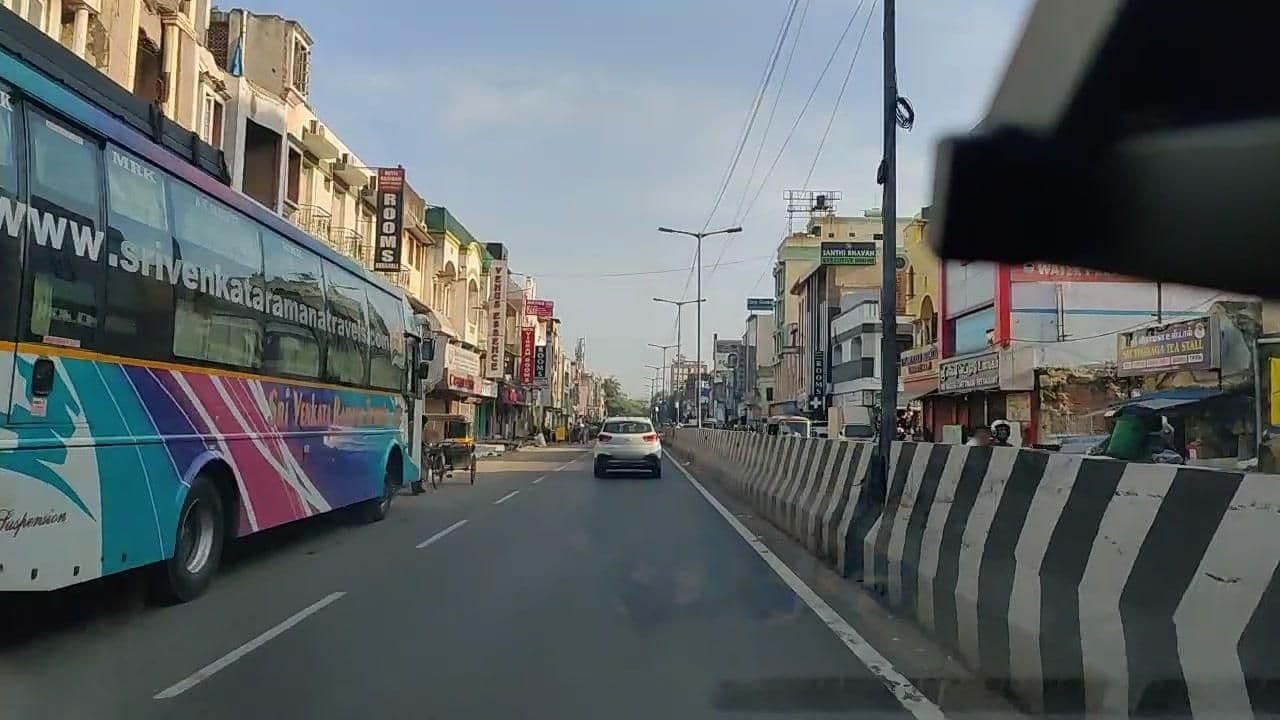 Street view near Hotel City Tower, Chennai — © roadroid (CC BY-SA · Mapillary)