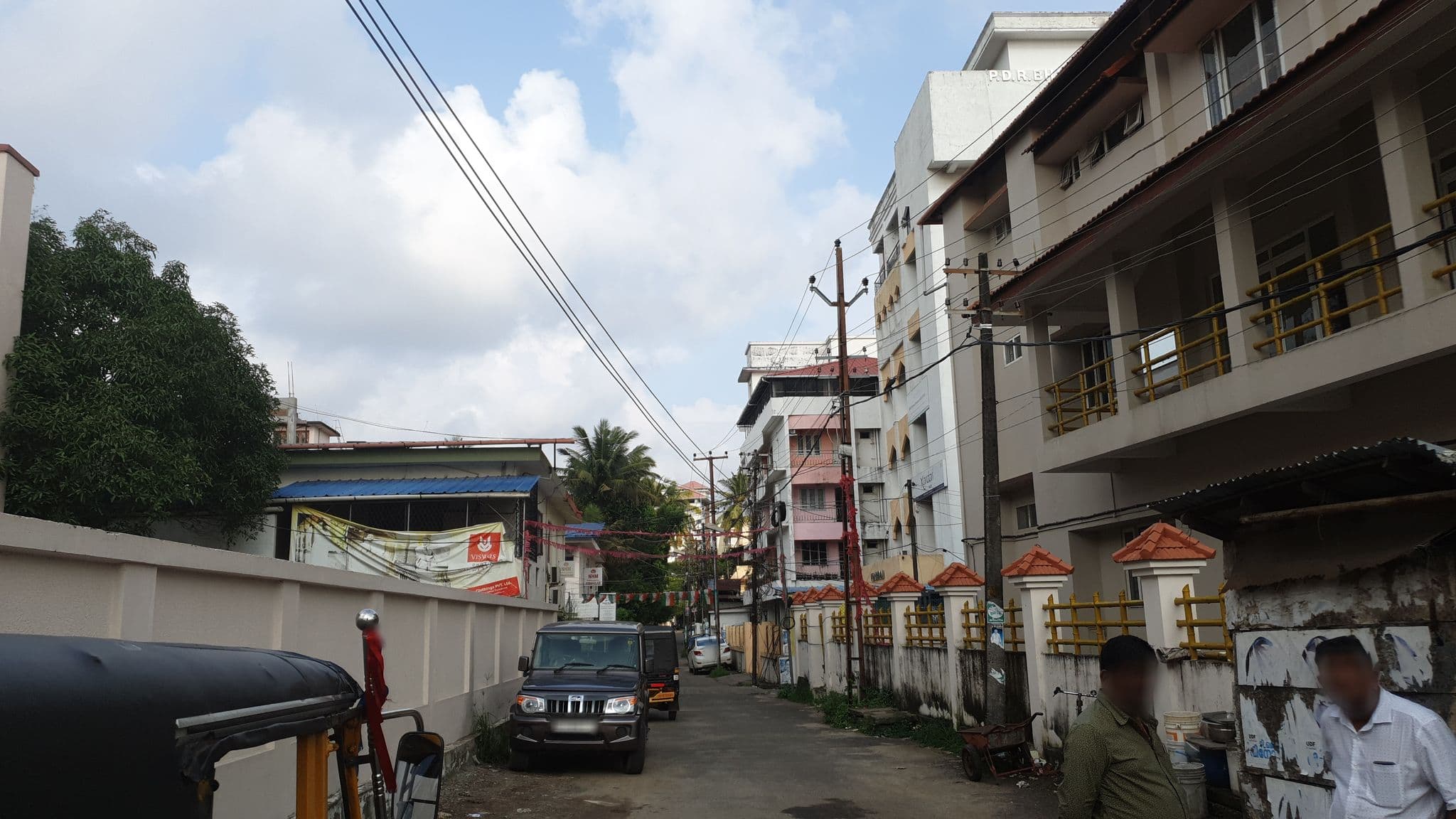 Street view near Kerala State Backward Classes Development Corporation Multipurpose Hostel, Kanayannur