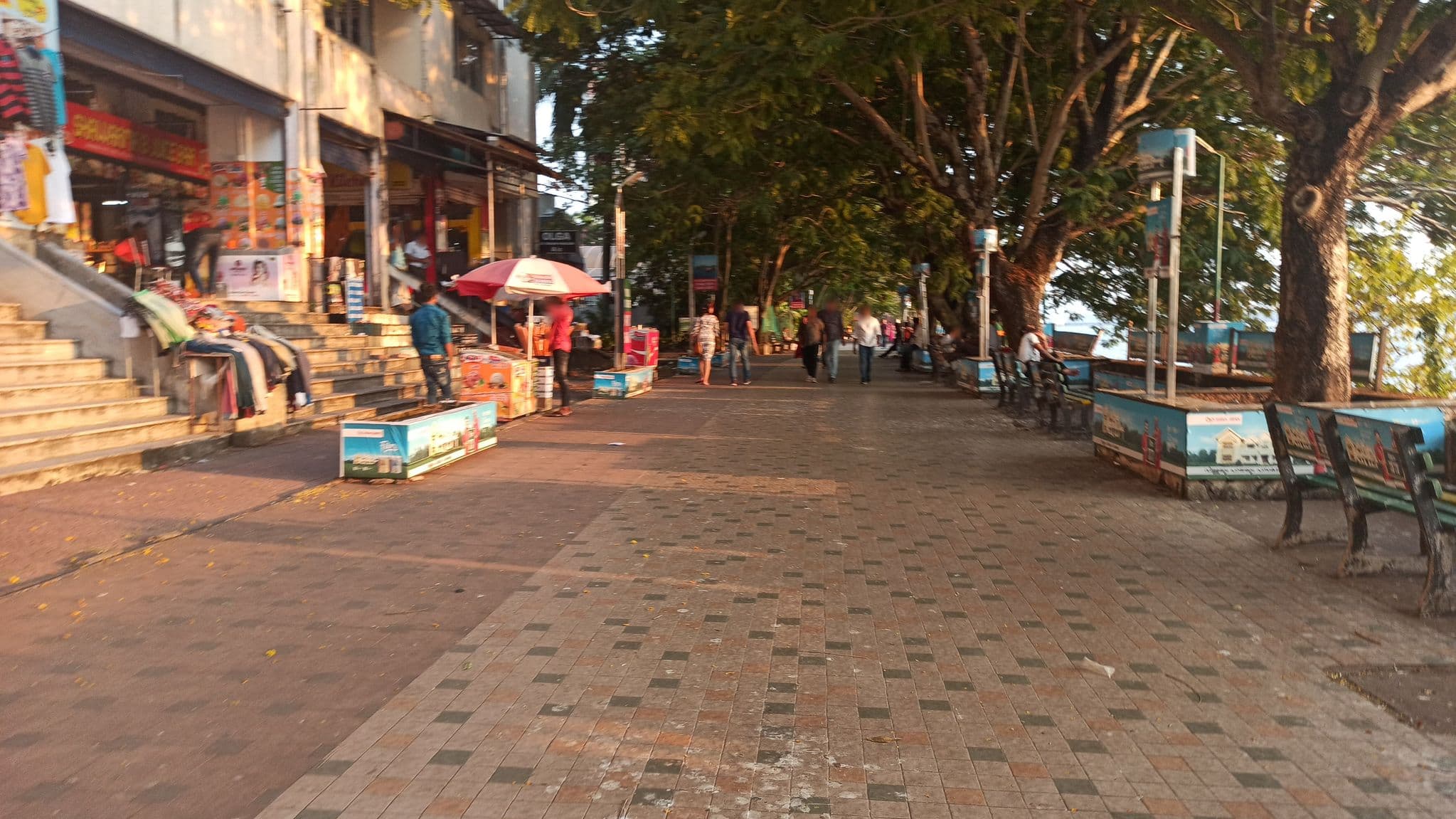 Street view near Hotel Astro Marine, Kanayannur