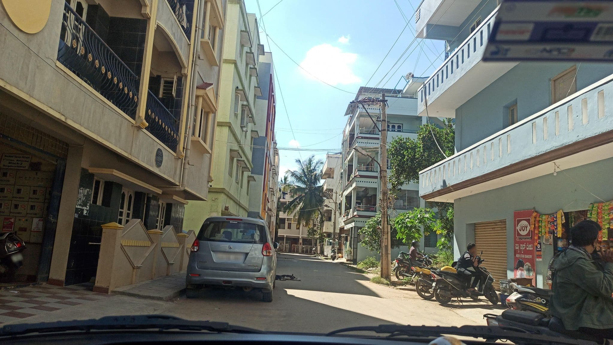 Street view near Ushodaya New Gents PG, koppana Agrahara — © IBI (CC BY-SA · Mapillary)