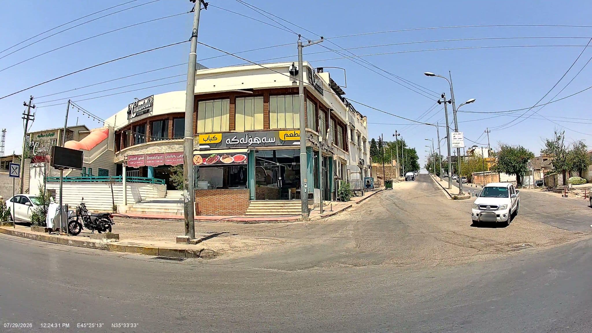 Street view near Mad Motel, Sulaymaniyah — © rawaz85 (CC BY-SA · Mapillary)