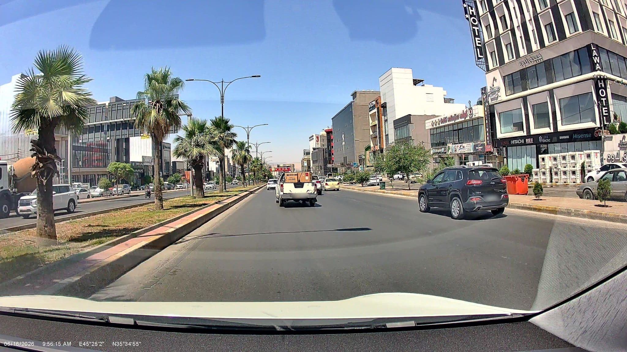 Street view near Lawa Hotel, Sulaymaniyah — © rawaz85 (CC BY-SA · Mapillary)