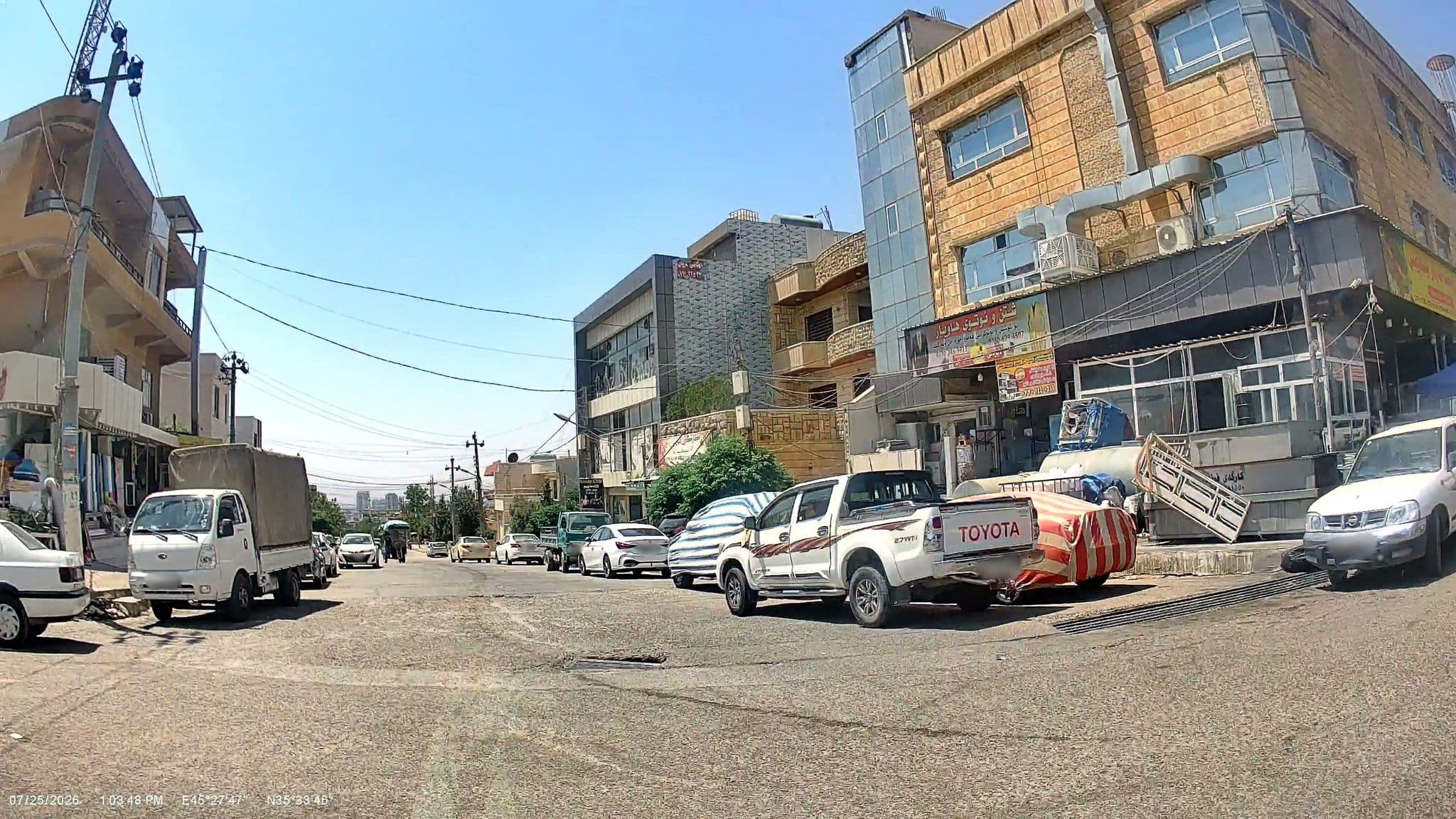 Street view near Sar 30yakay azadi, Sulaymaniyah — © rawaz85 (CC BY-SA · Mapillary)