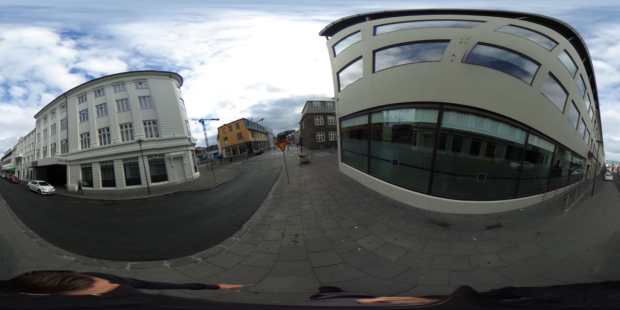 Street view near Radisson Blu 1919 Hotel, Reykjavík, Reykjavík — © ainali (CC BY-SA · Mapillary)