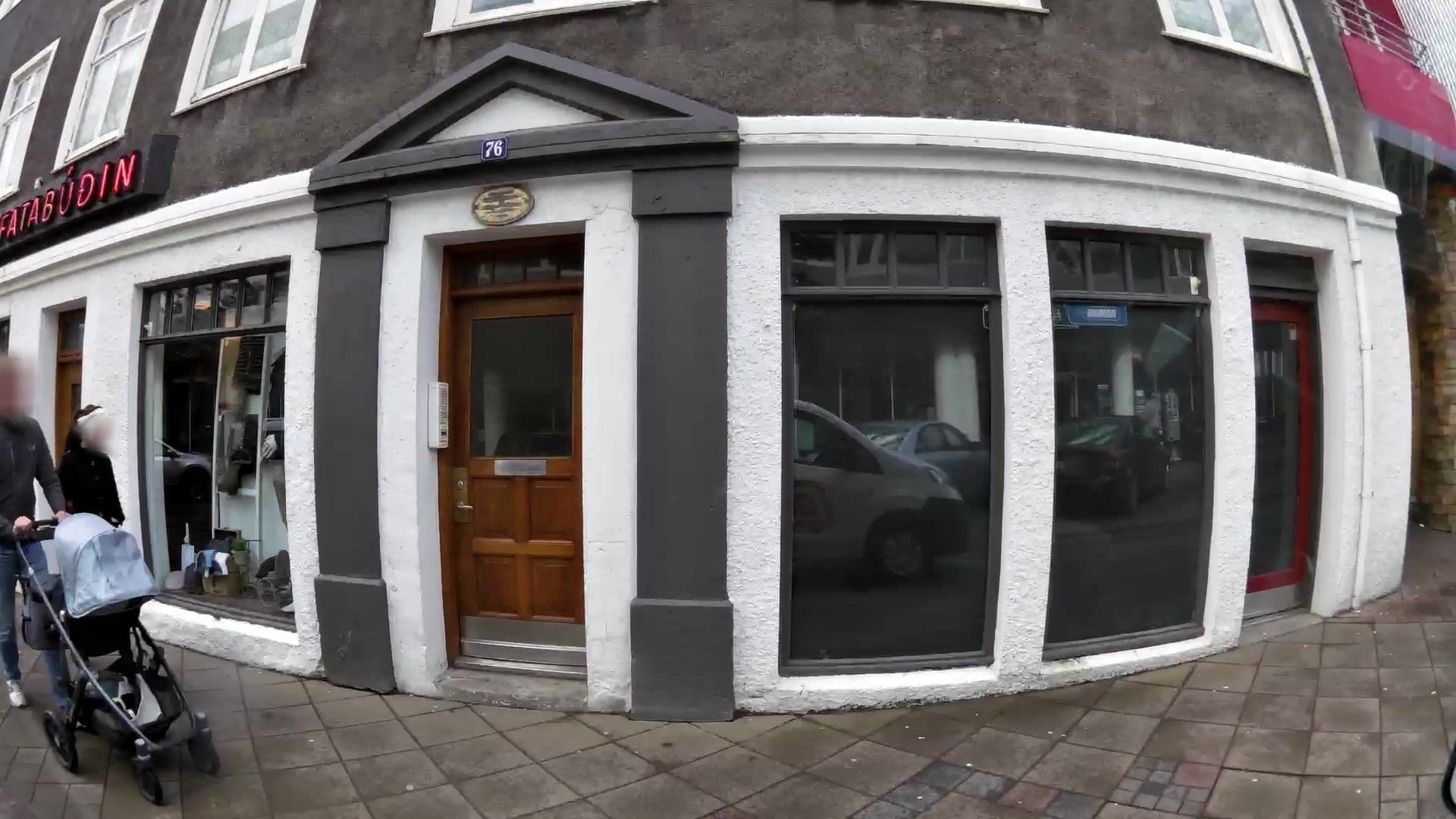 Street view near OK Hotel, Reykjavík — © kaartcam (CC BY-SA · Mapillary)