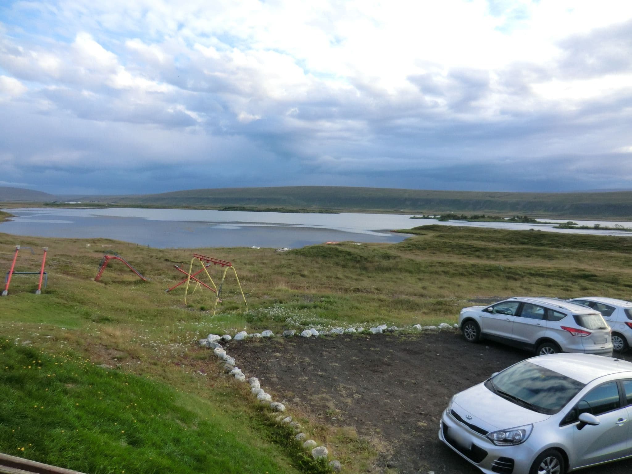 Street view near Vestmannsvatn Guesthouse, Laugar — © 24dakenlo (CC BY-SA · Mapillary)