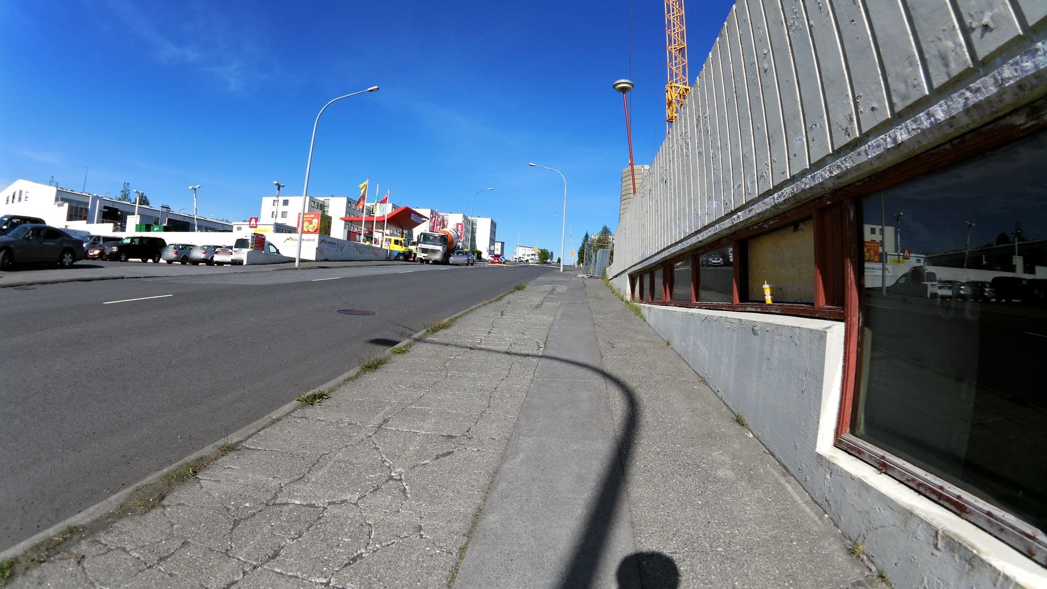 Street view near Oddsson Hotel, Reykjavík — © stalfur (CC BY-SA · Mapillary)