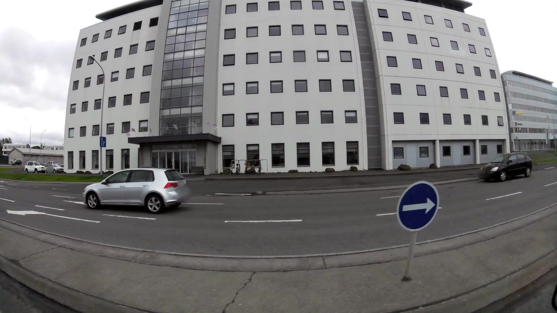 Street view near Hotel Cabin, Reykjavík — © kaartcam (CC BY-SA · Mapillary)