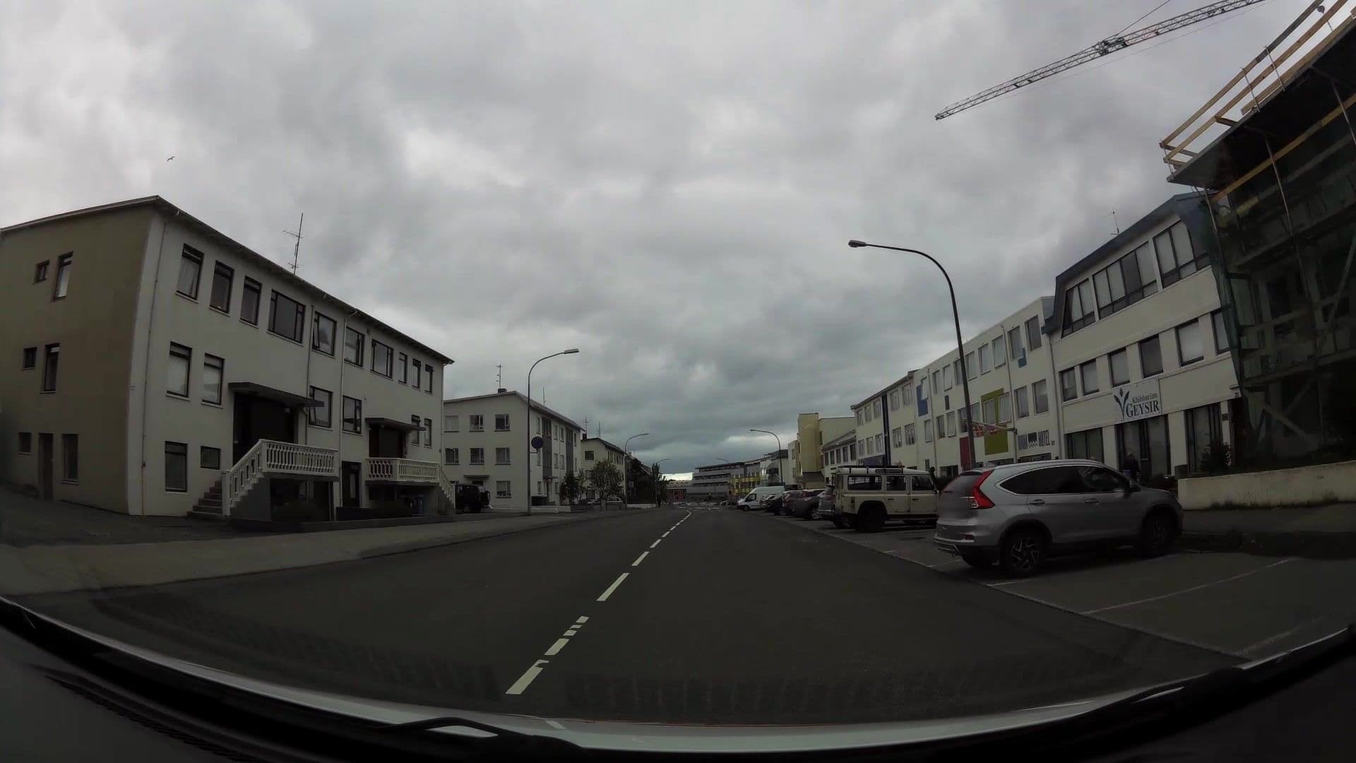 Street view near Brim Hotel, Reykjavík — © kaartcam (CC BY-SA · Mapillary)
