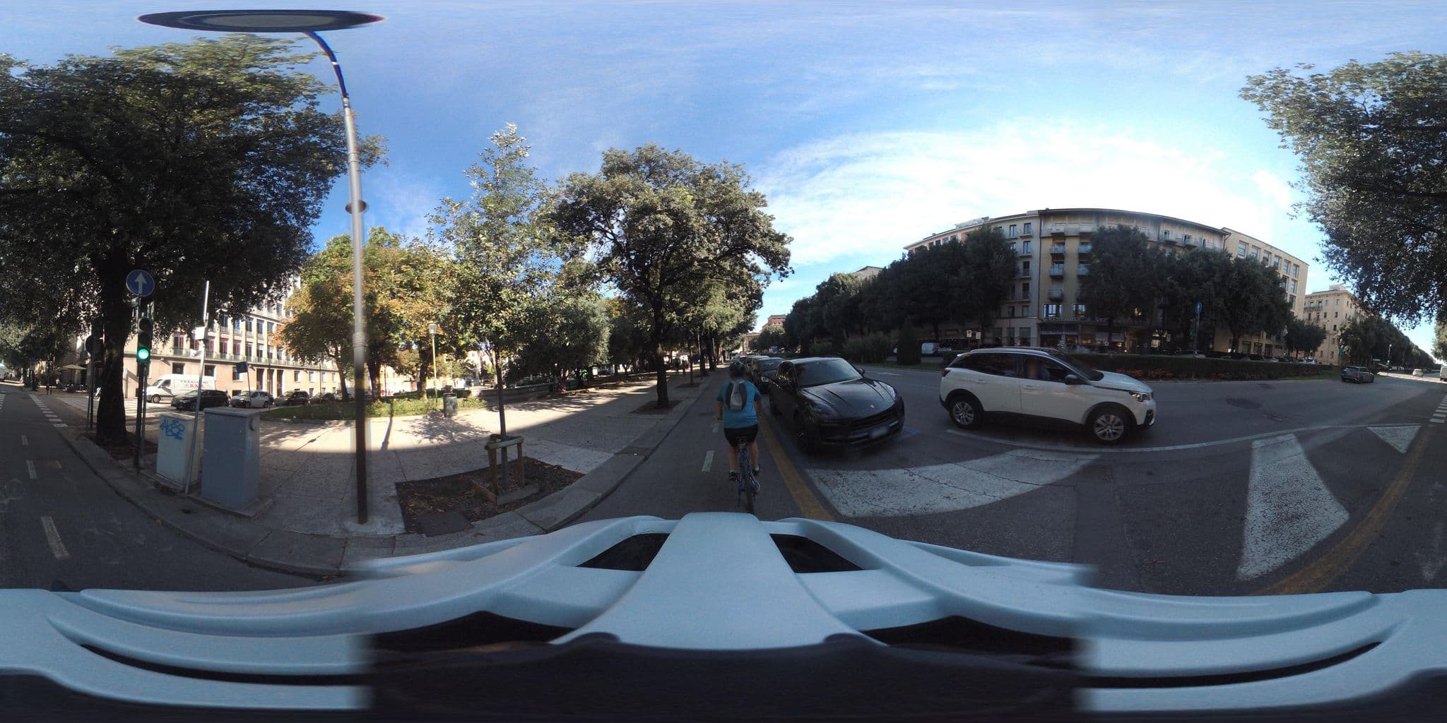 Street view near Trieste, Verona
