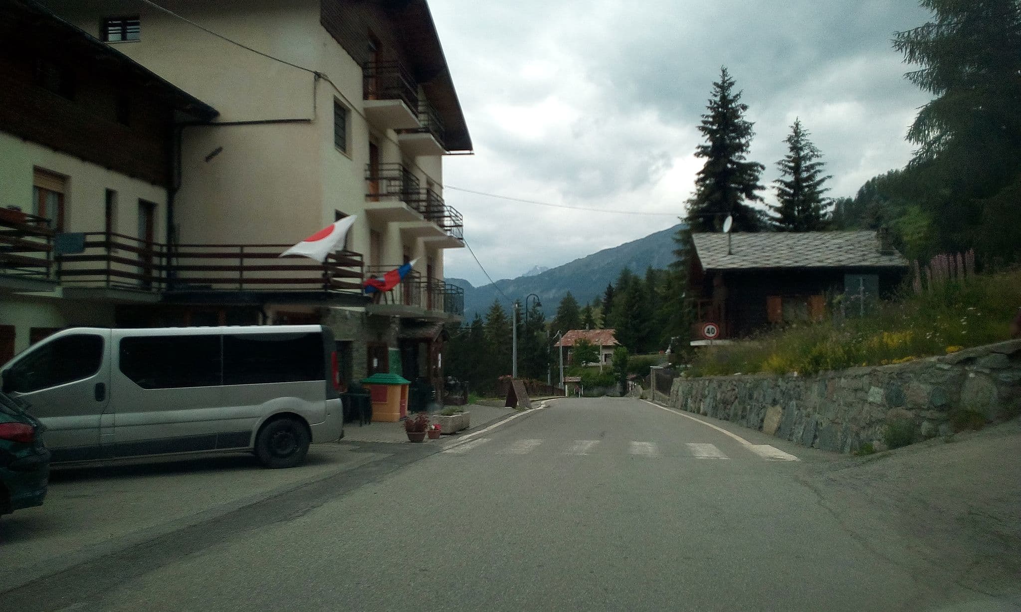 Street view near Hotel Miravidi, Ayas