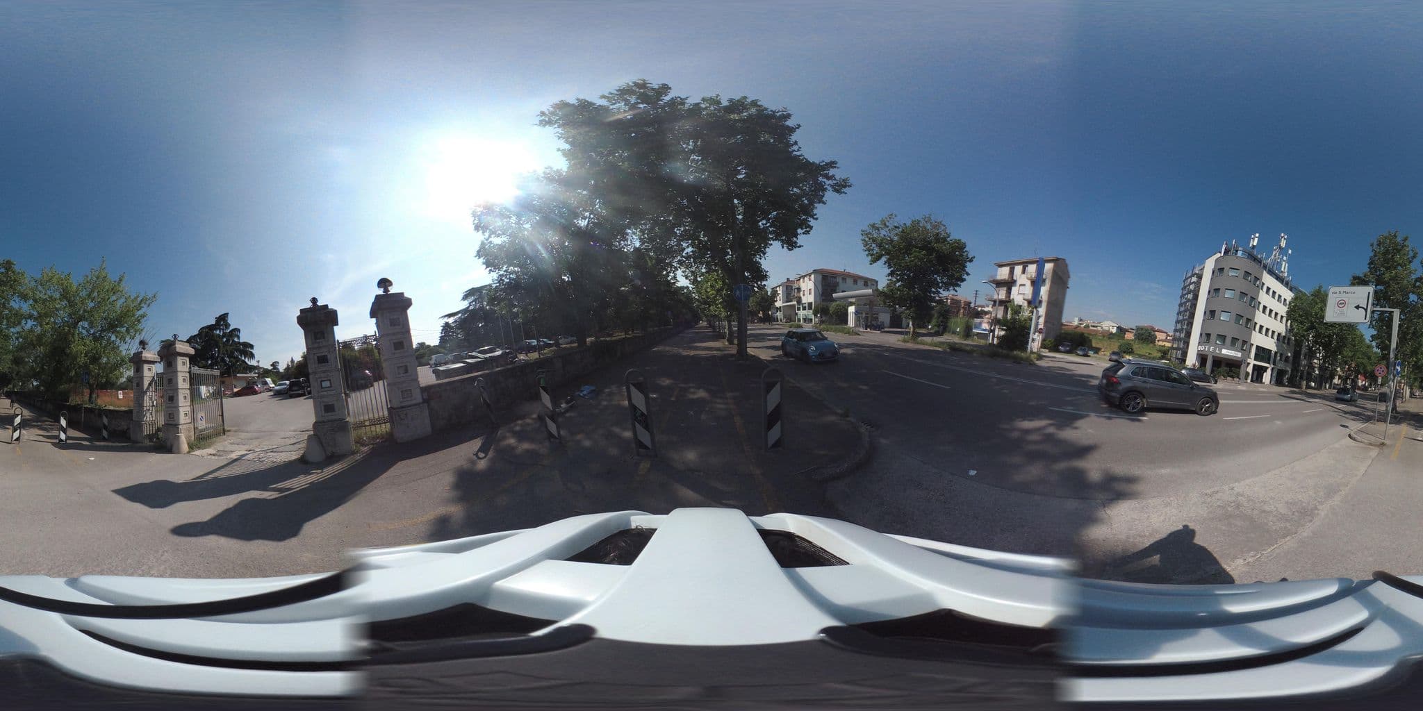 Street view near Hotel Porta Palio, Verona