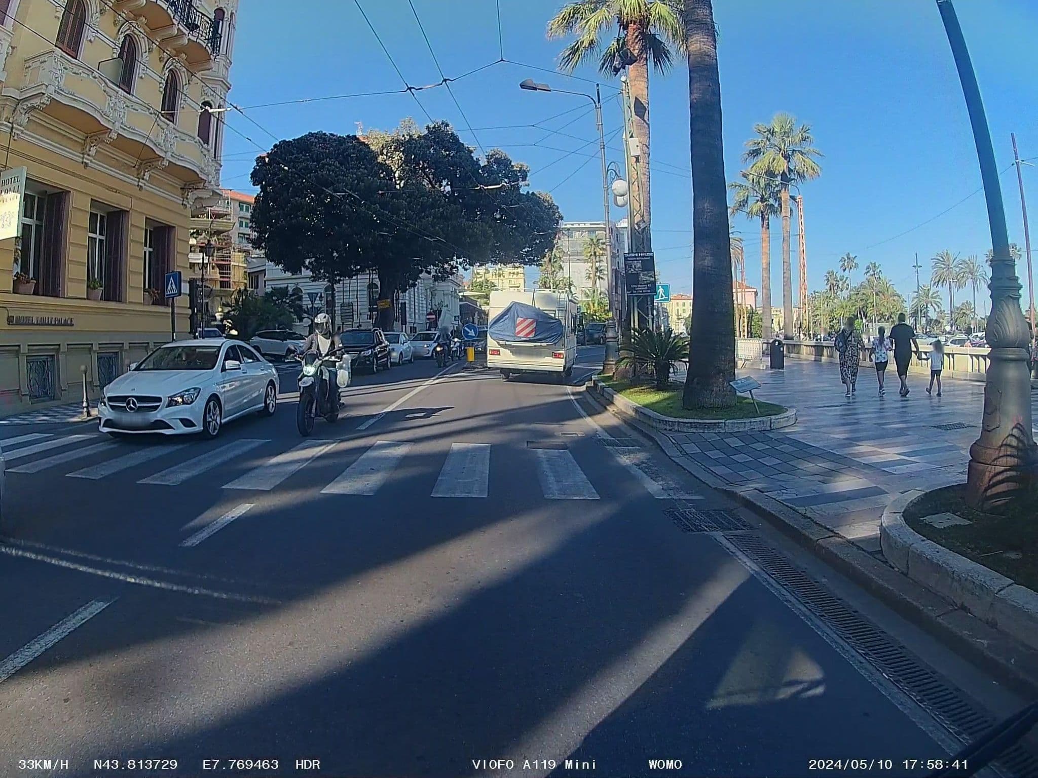 Street view near Lolli Palace, Sanremo — © soulcover (CC BY-SA · Mapillary)