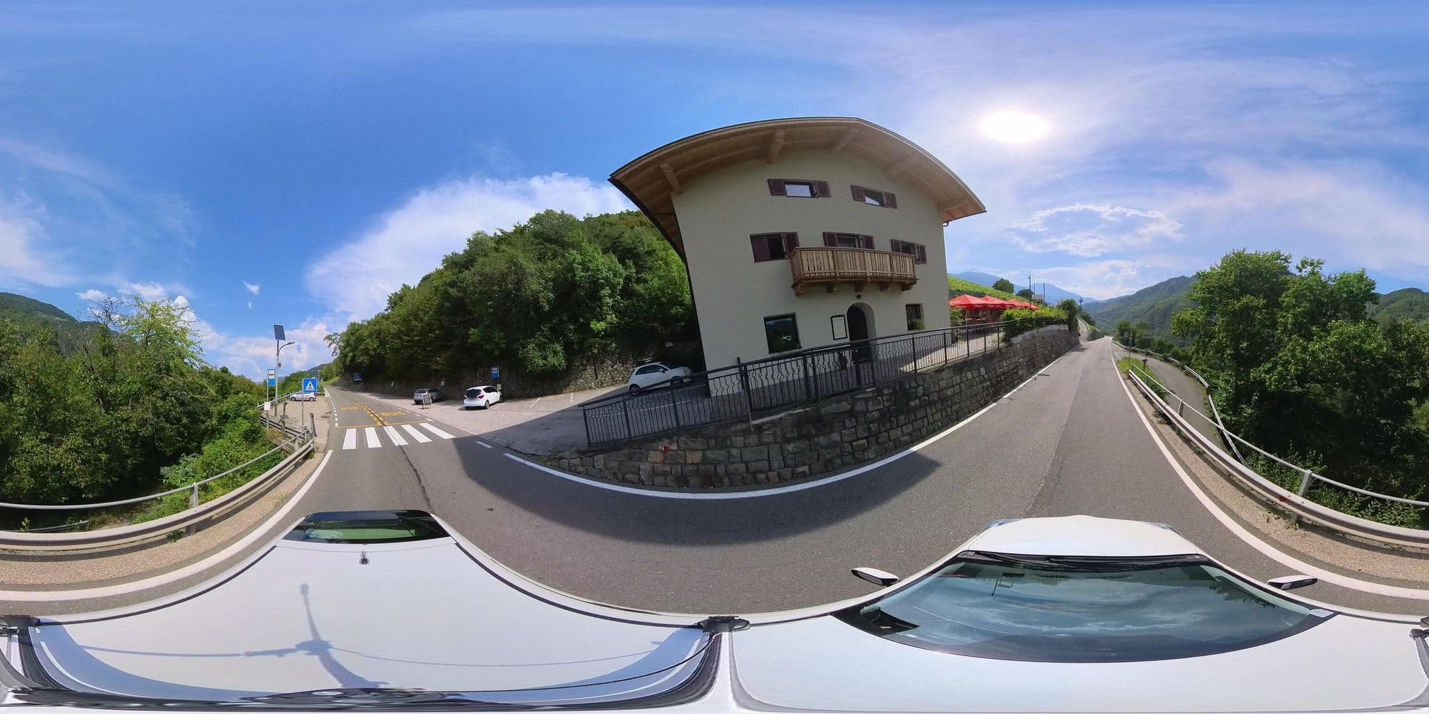 Street view near Gasthof Faust, Fiè Allo Sciliar — © osmplus_org (CC BY-SA · Mapillary)