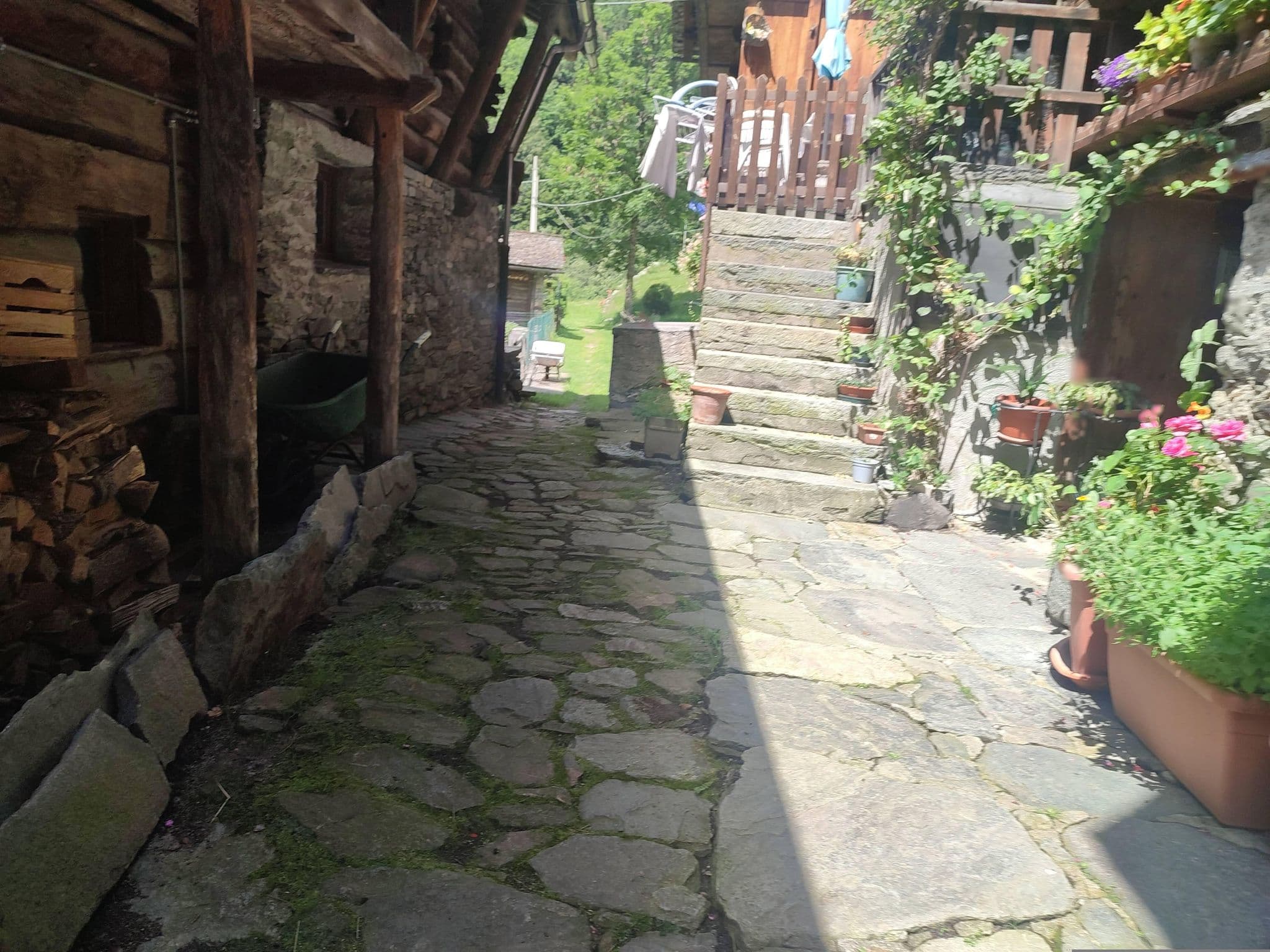 Street view near Hotel Montagna di Luce, Ayas