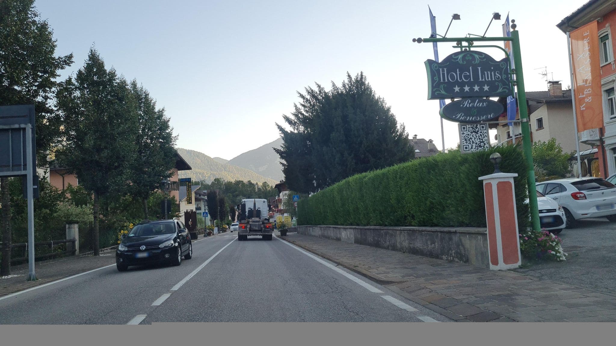 Street view near Hotel Luis, Transacqua — © laniuscollurio (CC BY-SA · Mapillary)