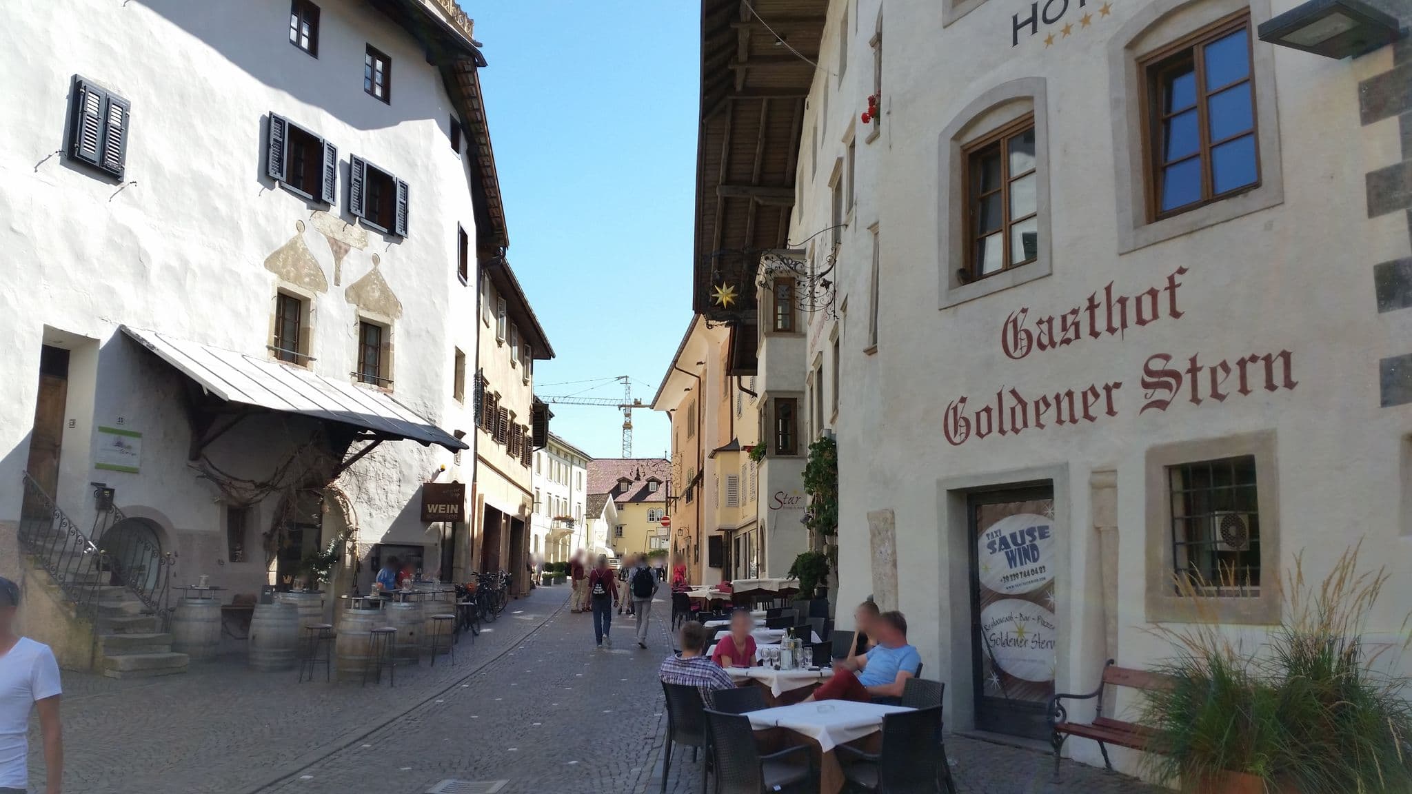 Street view near Hotel Goldener Stern, Caldaro sulla Strada del Vino — © gpermant (CC BY-SA · Mapillary)