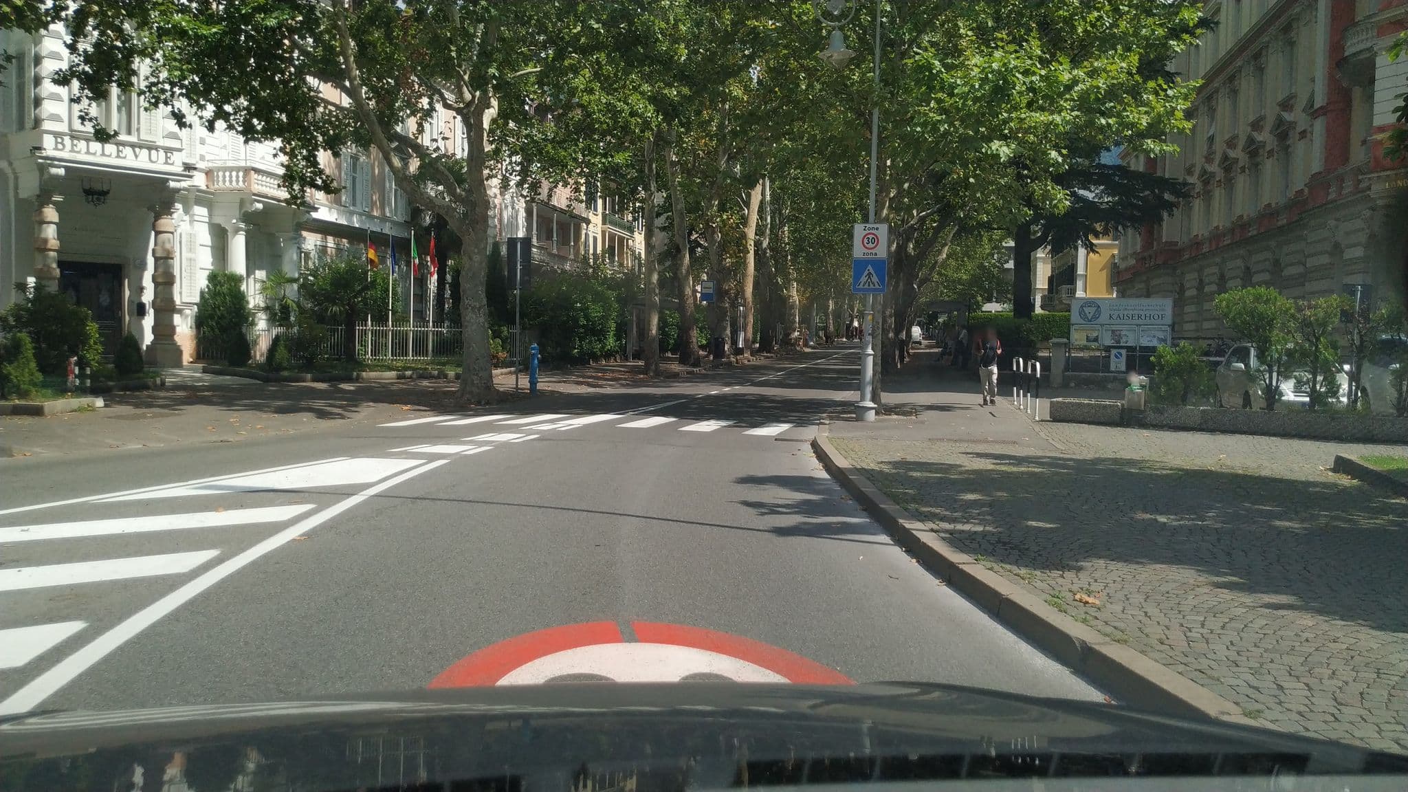 Street view near Hotel Bellevue, Merano — © mikki65 (CC BY-SA · Mapillary)