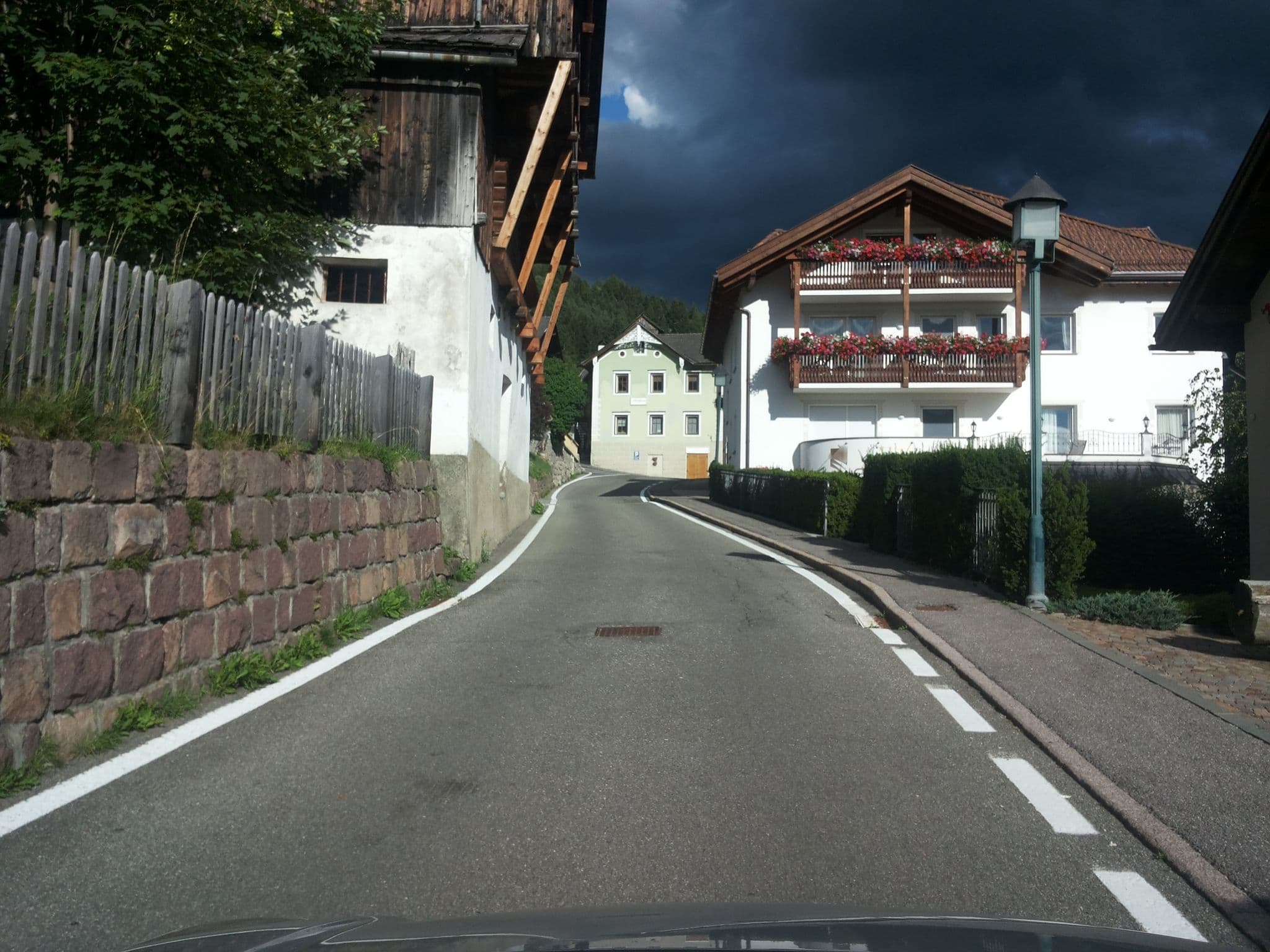 Street view near Vila Grohmann, Ortisei