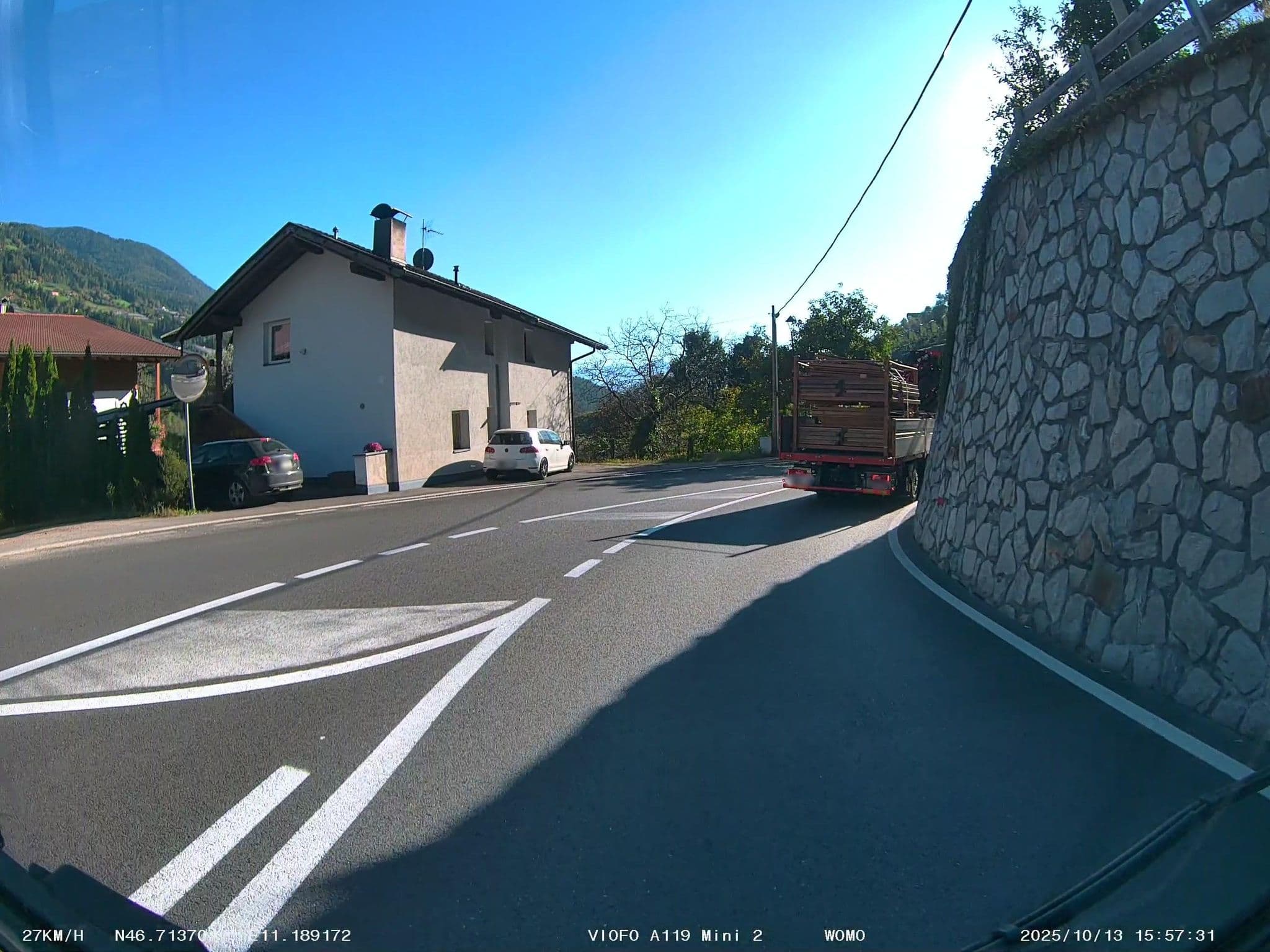 Street view near Innermoarhof, Scena - Schenna