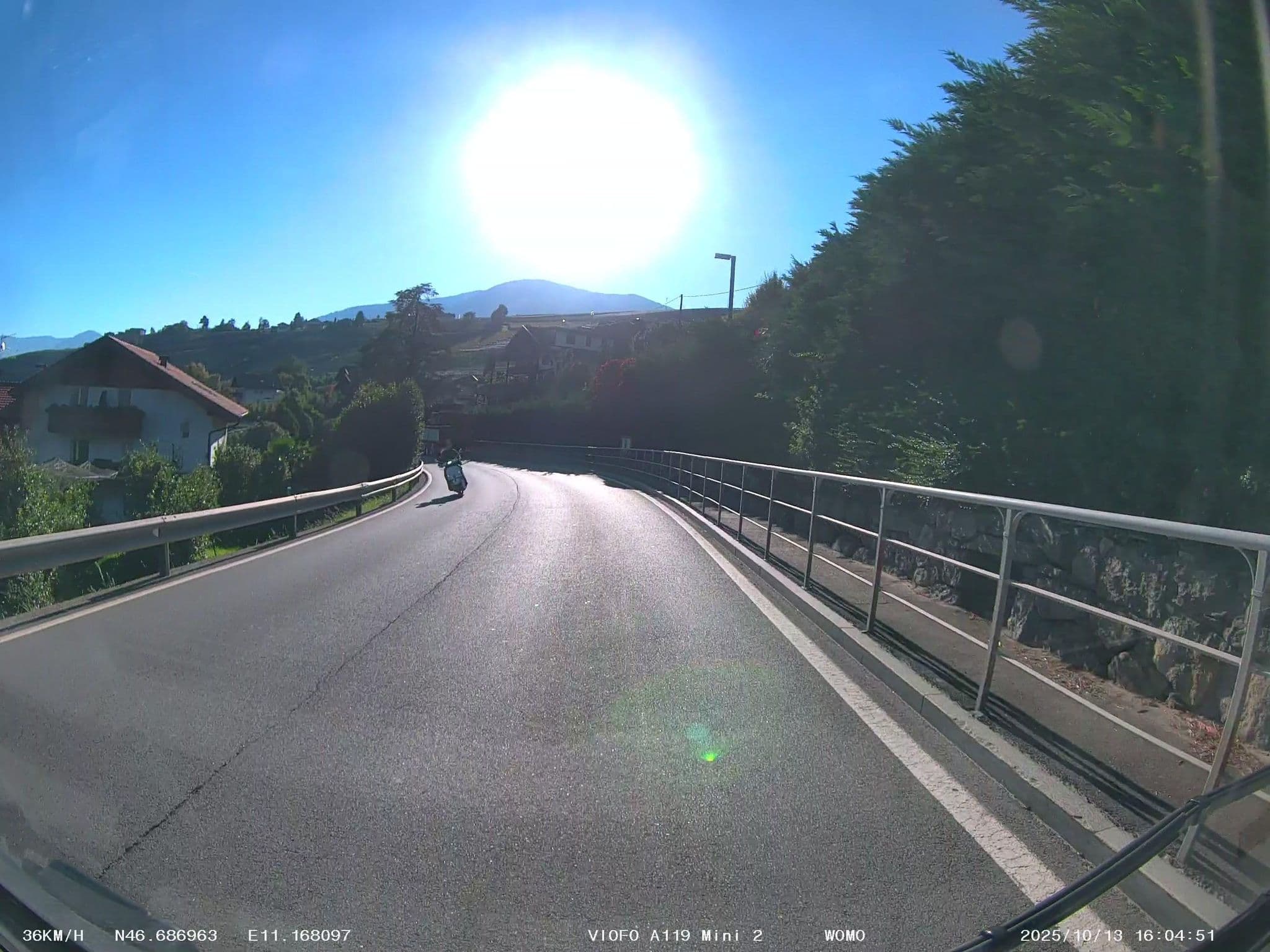 Street view near Hotel Weger, Tirolo