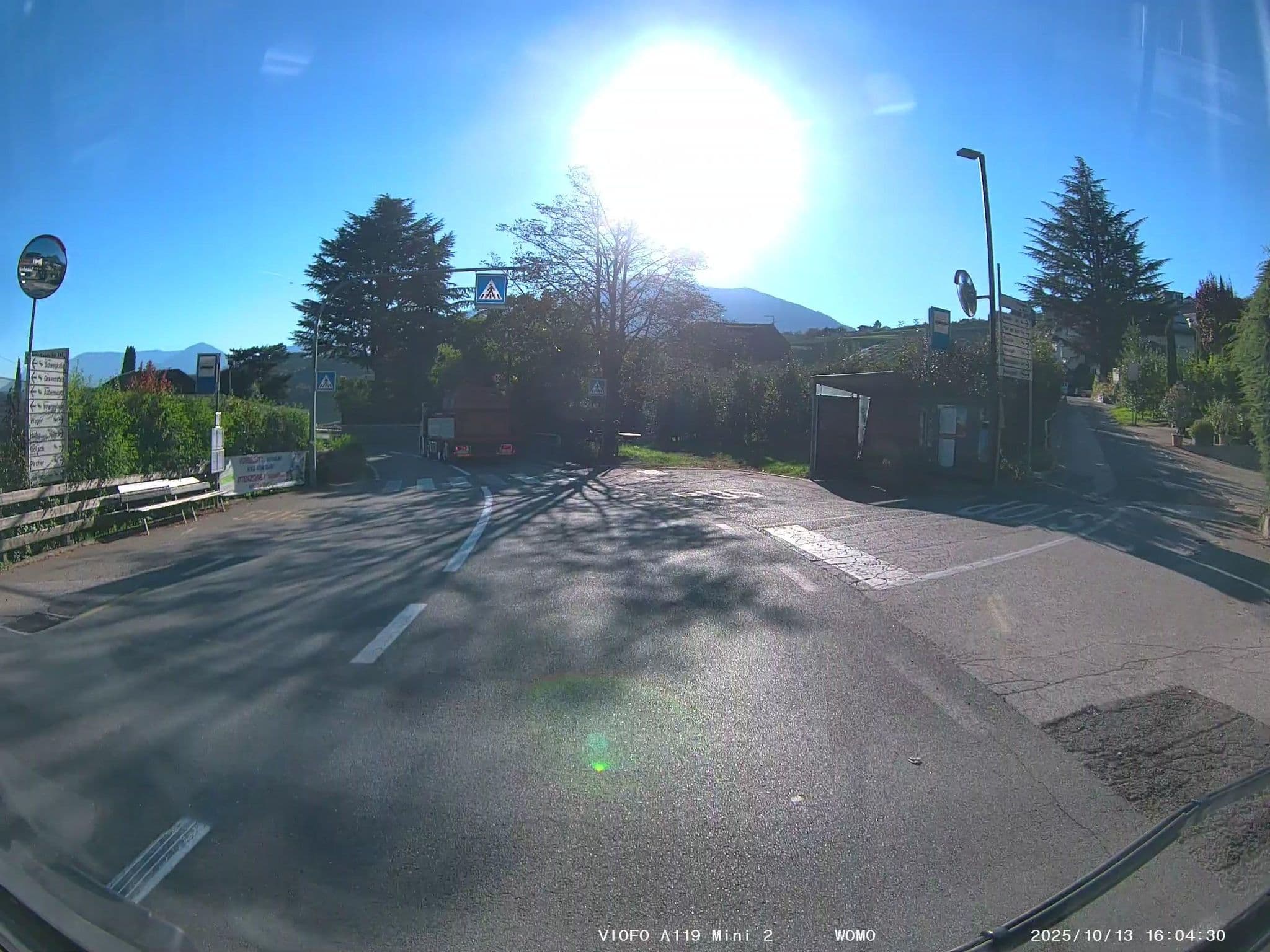 Street view near Hotel Eichenhof, Tirolo