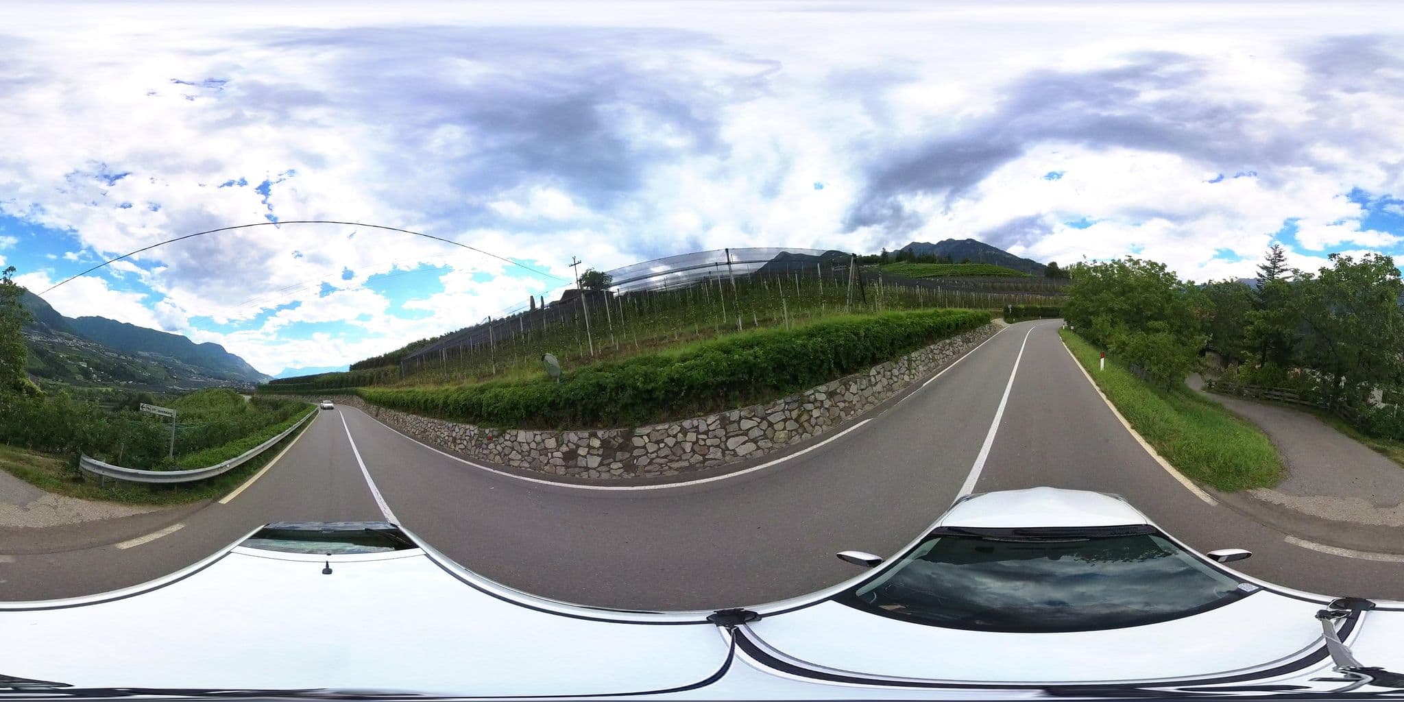 Street view near Innermelaunhof - FeWo + Zimmer, Scena - Schenna