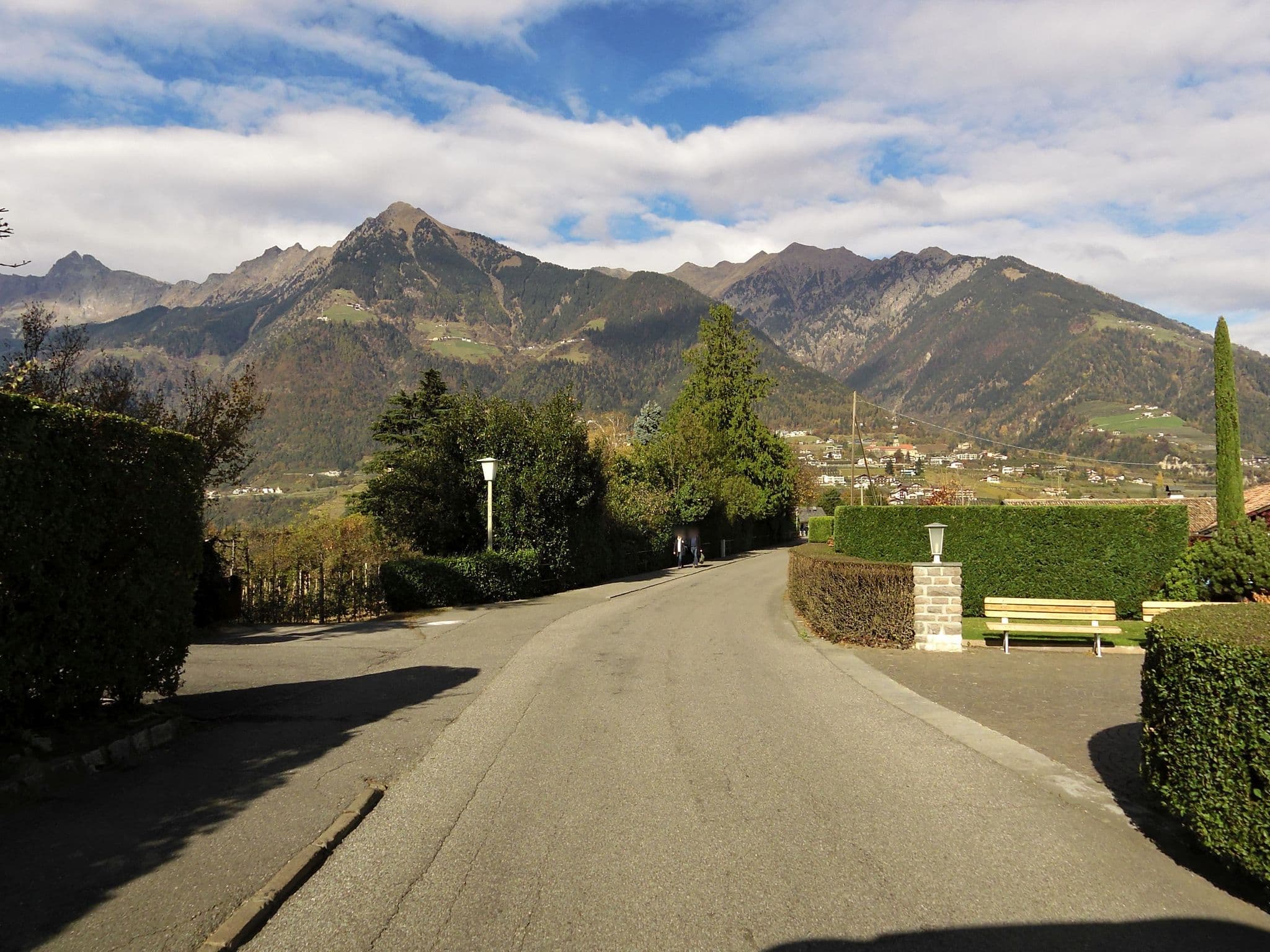 Street view near Hotel Forcher - Zimmer + FeWo, Merano — © czmrtn (CC BY-SA · Mapillary)