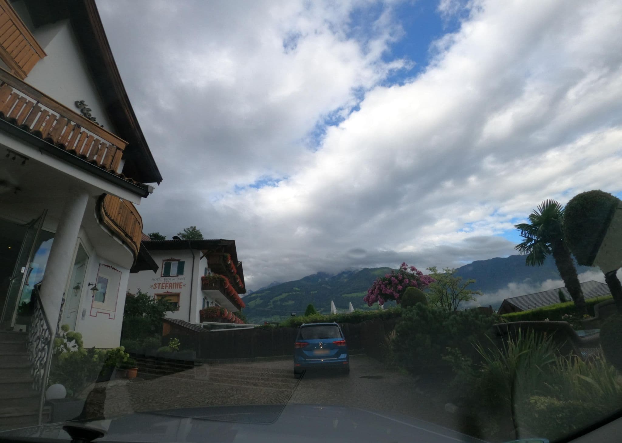 Street view near Hotel Stefanie, Tirolo