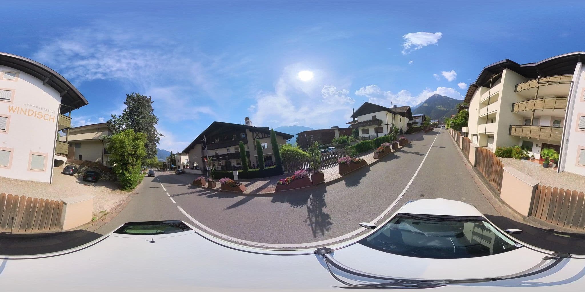 Street view near Windisch, Tirolo