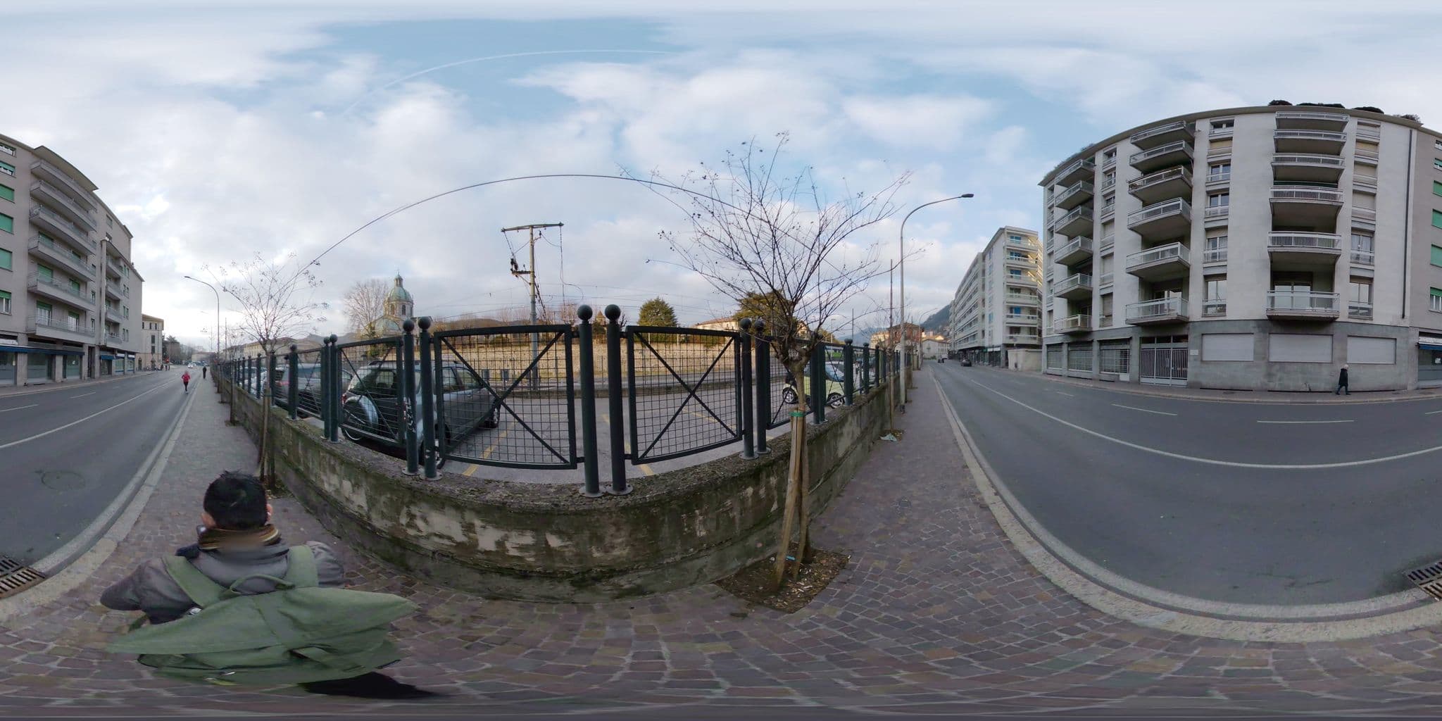Street view near Manzoni studios, Como — © mapconcierge (CC BY-SA · Mapillary)
