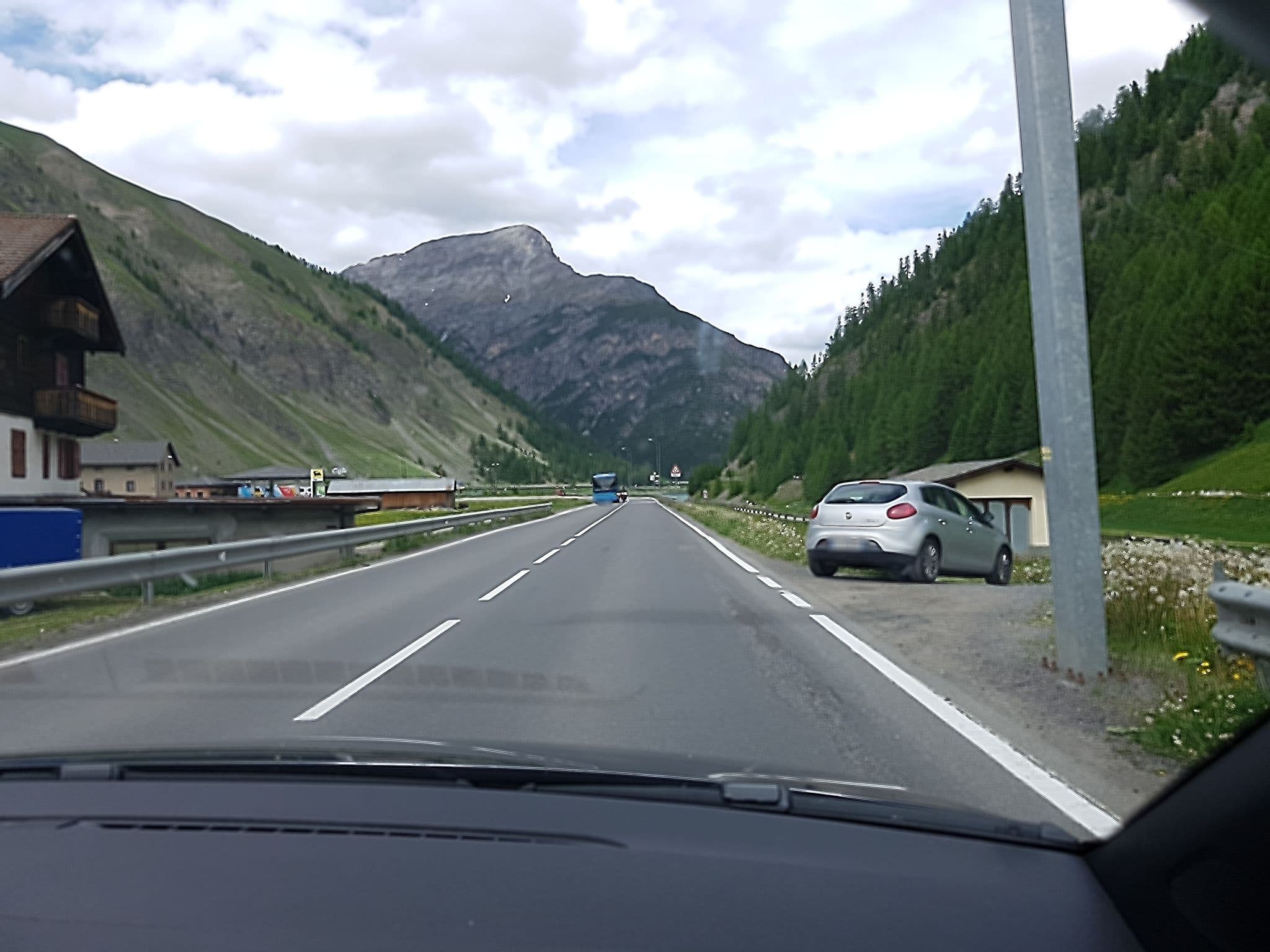 Street view near Hotel Augusta, Livigno