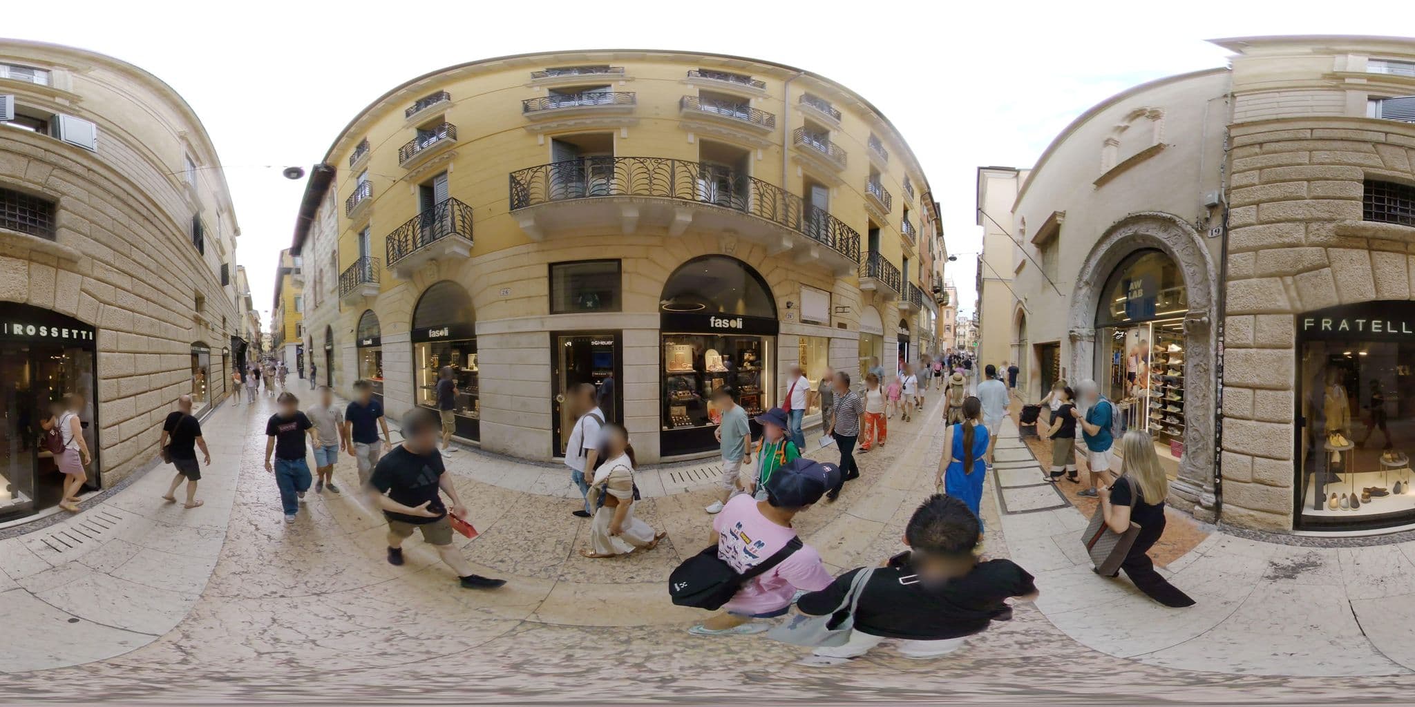 Street view near Hotel Accademia, Verona
