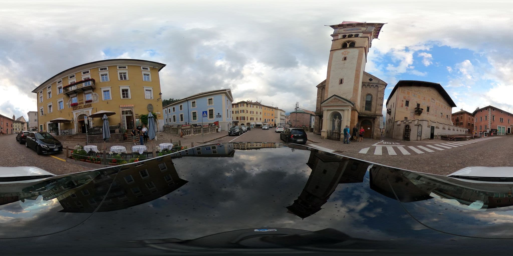 Street view near Hotel Excelsior, Cavalese — © peterleth (CC BY-SA · Mapillary)
