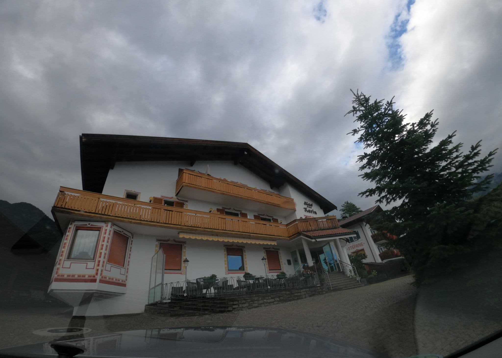 Street view near Hotel Karin, Tirolo