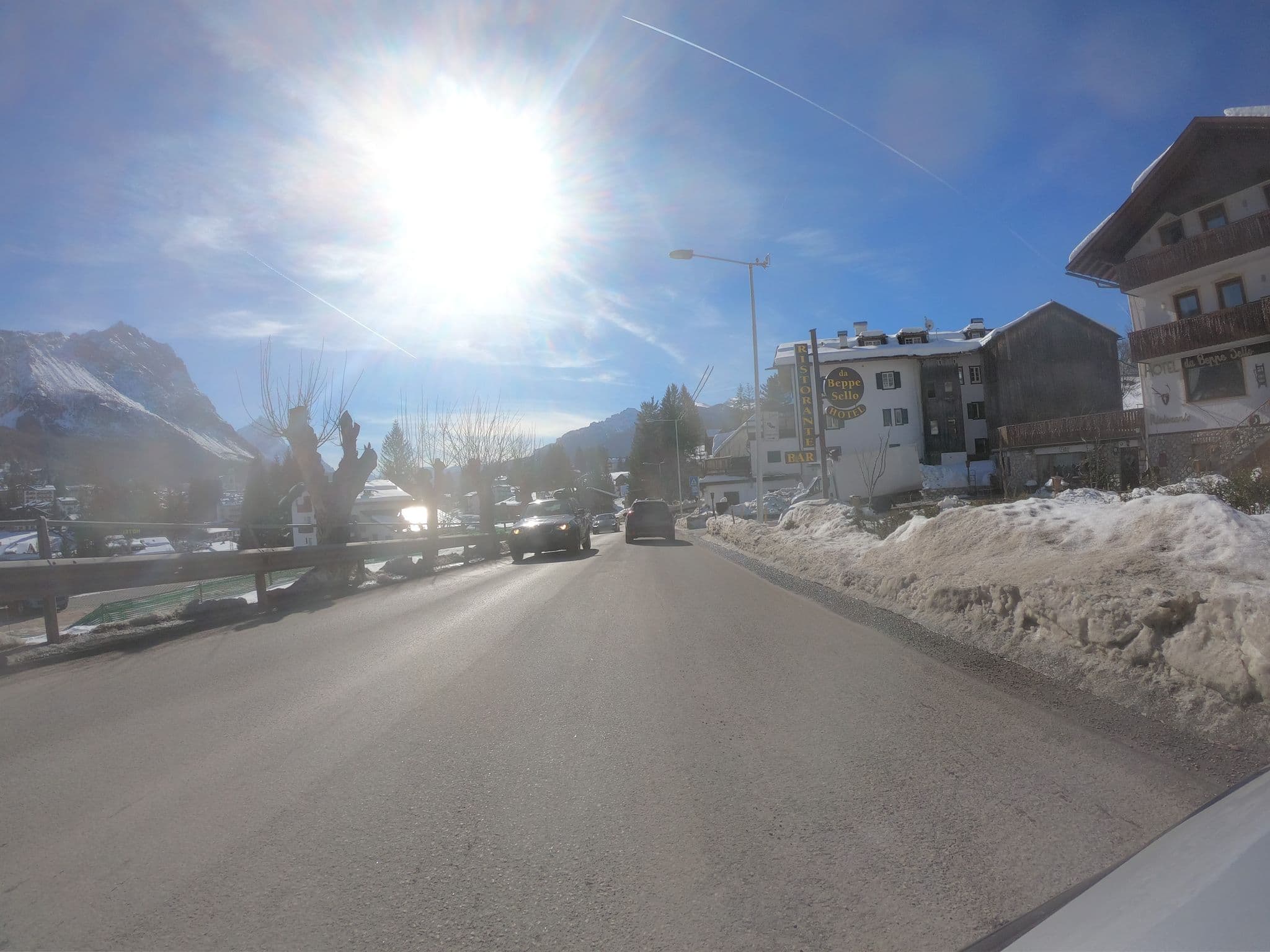 Street view near Hotel Beppe Sello, Cortina d'Ampezzo
