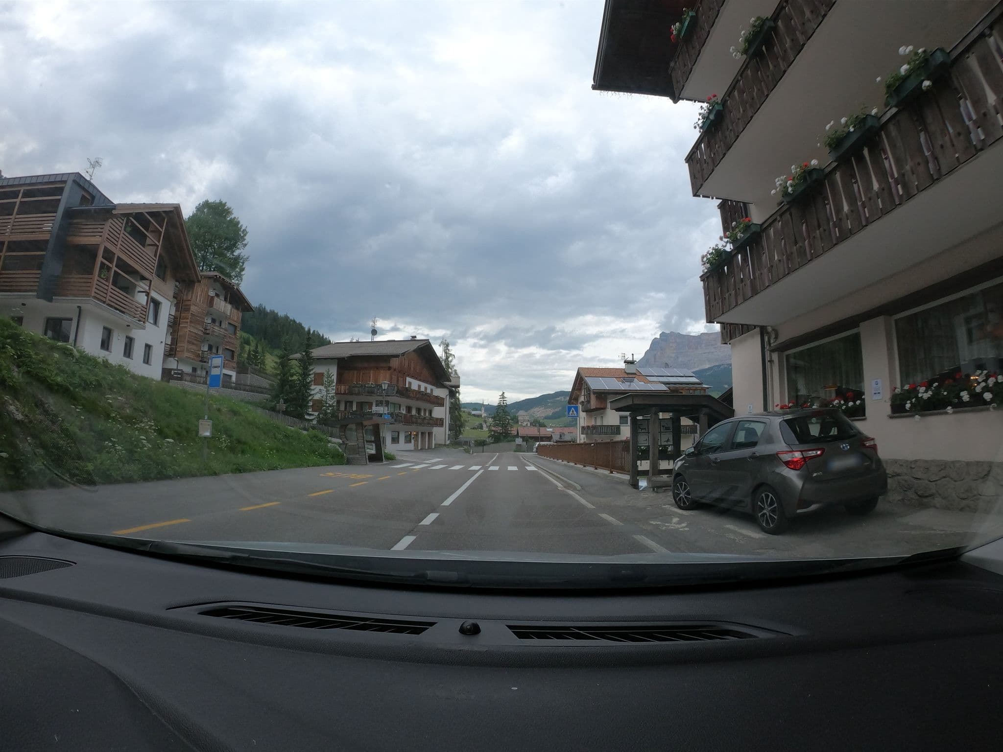 Street view near Hotel Dolomiti, La Valle - Wengen