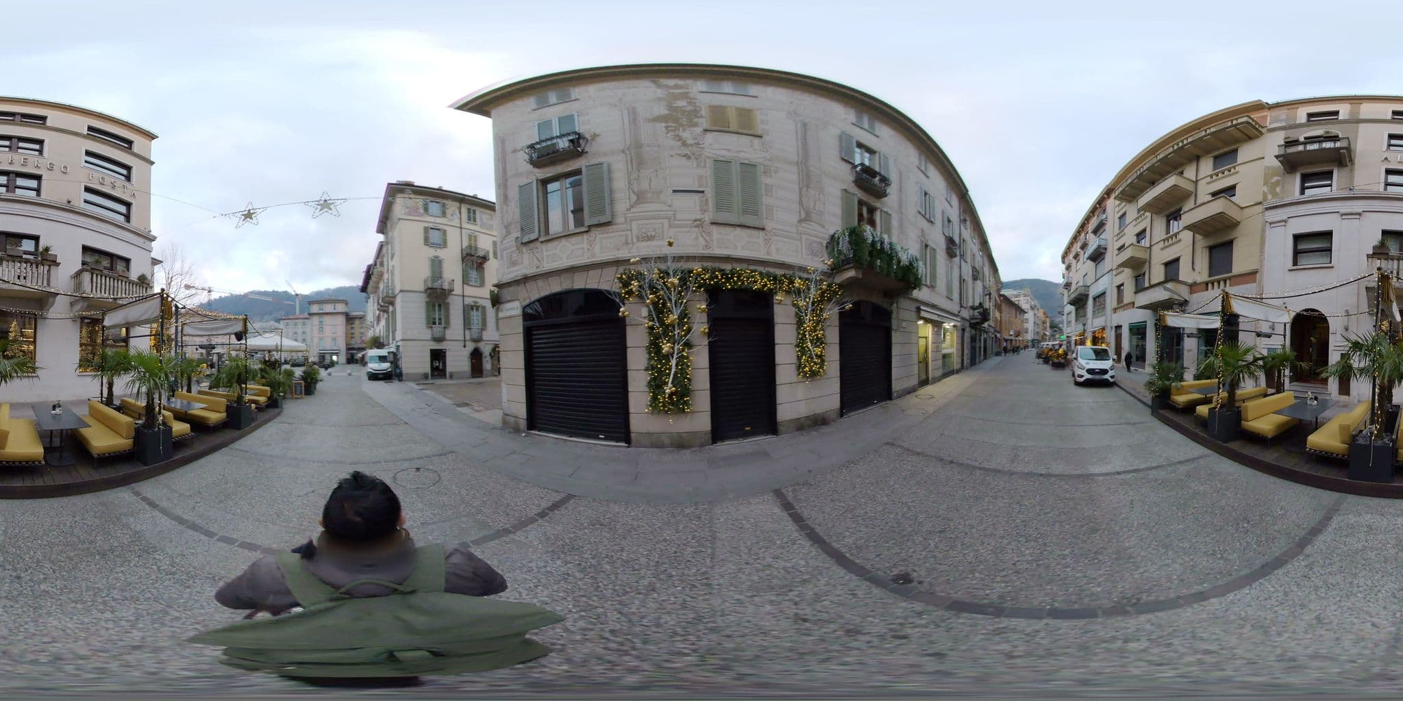 Street view near Posta Design Hotel, Como — © mapconcierge (CC BY-SA · Mapillary)